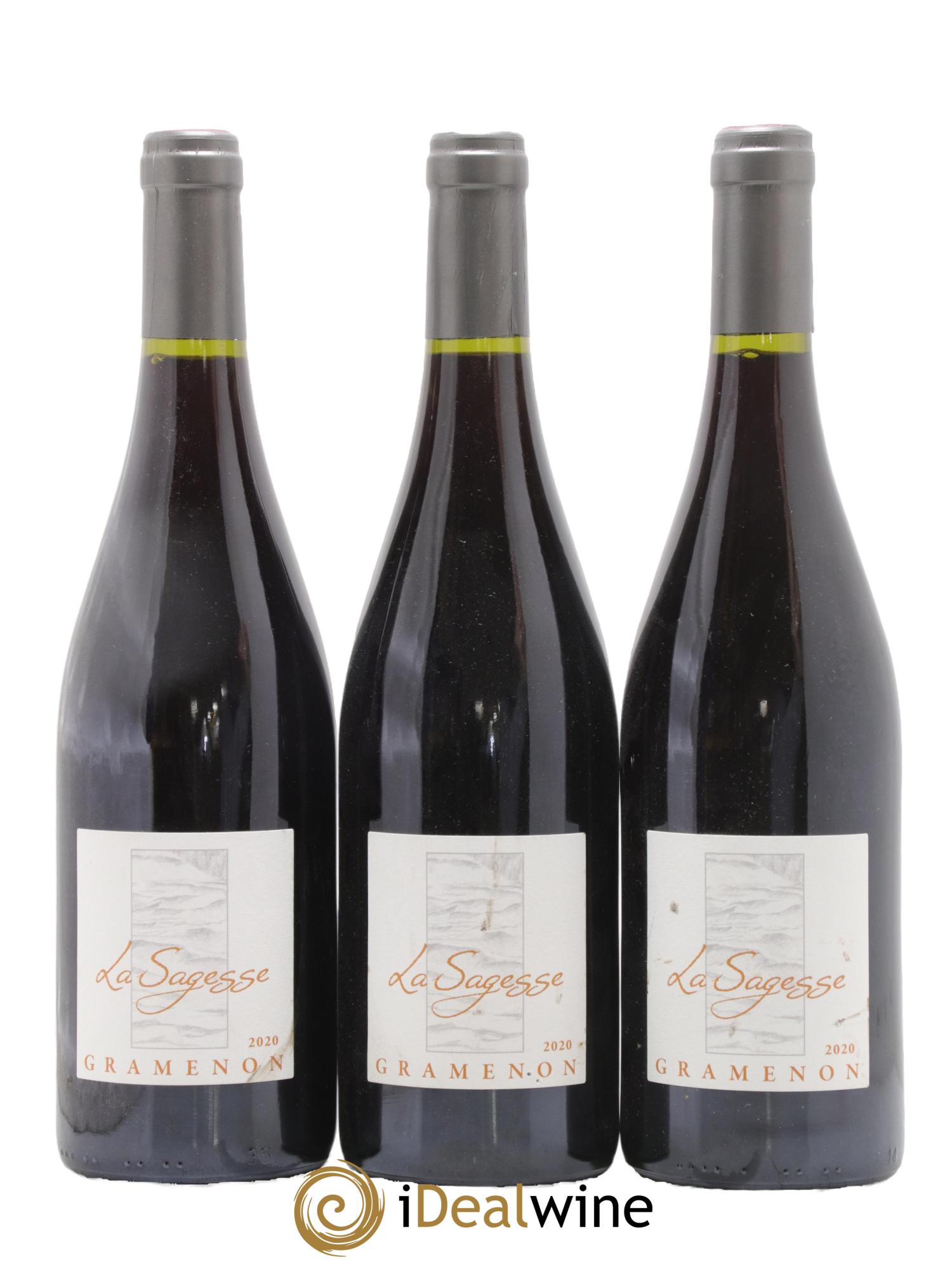 Côtes-du-Rhône La Sagesse Gramenon (Domaine) 2020 - Lotto di 3 bottiglie - 0