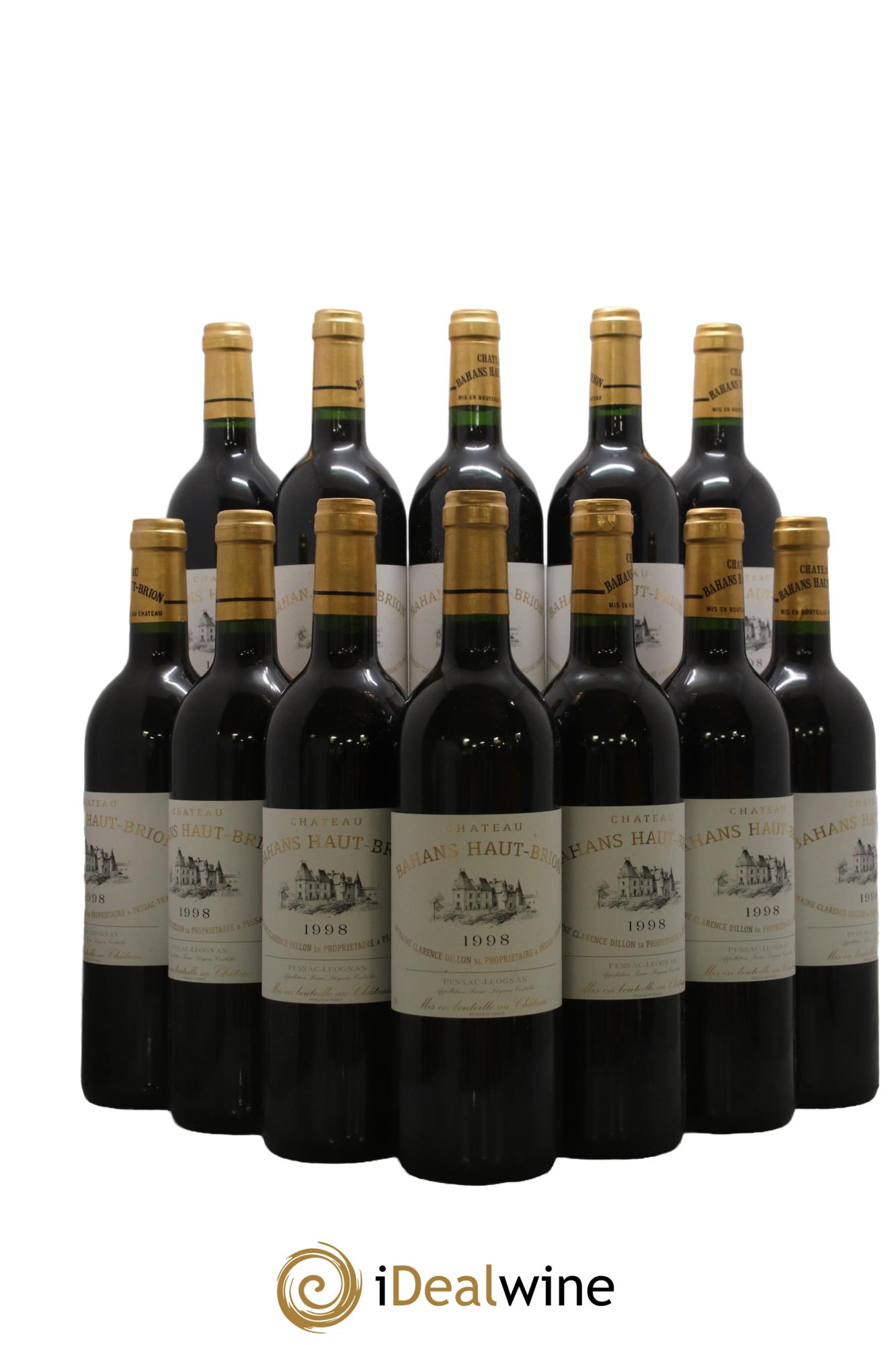 Clarence (Bahans) de Haut-Brion Second Vin 1998 - Lot de 12 bouteilles - 0