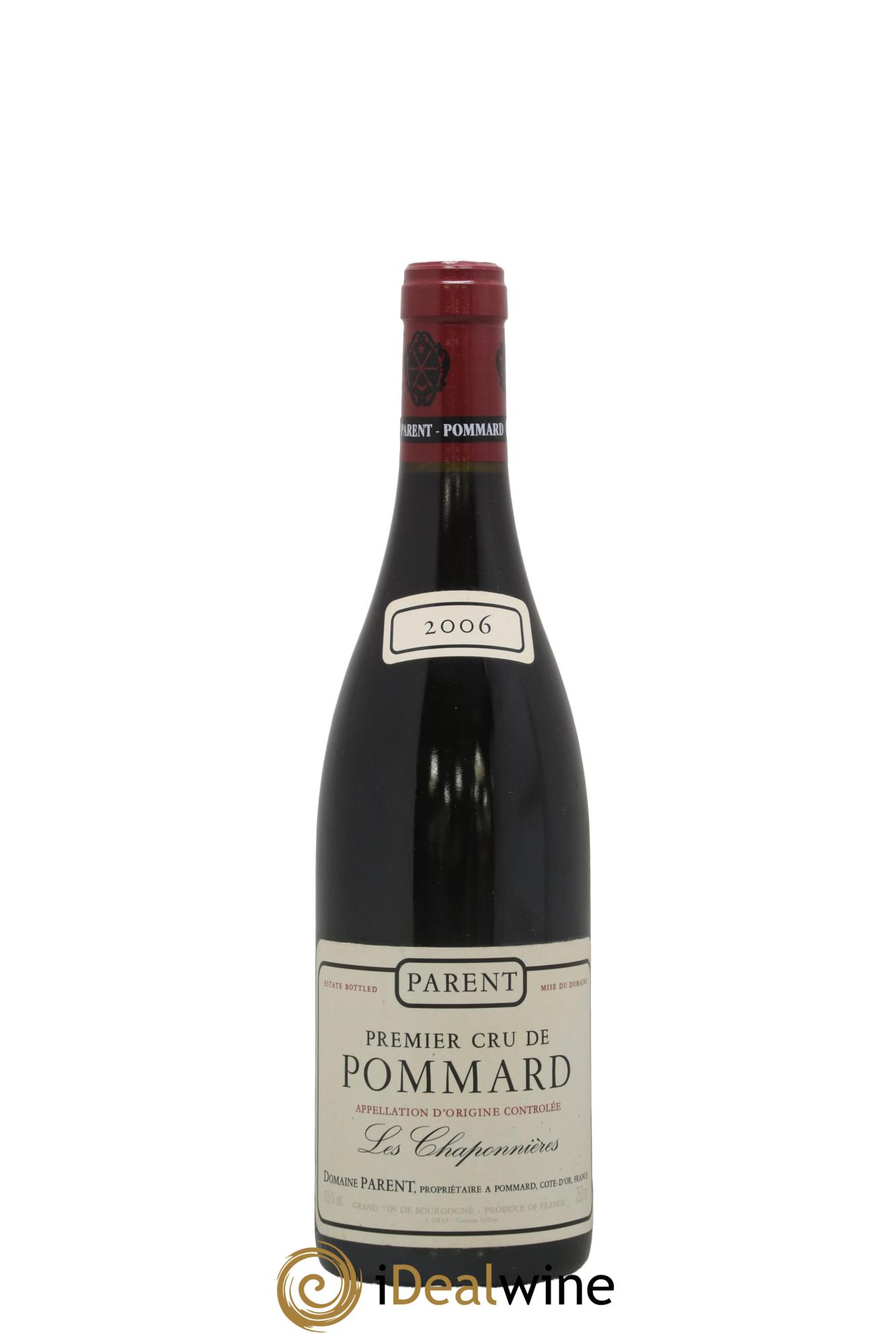 Pommard 1er Cru Les Chaponnières Parent (Domaine) 2006 - Lot de 1 bouteille - 0