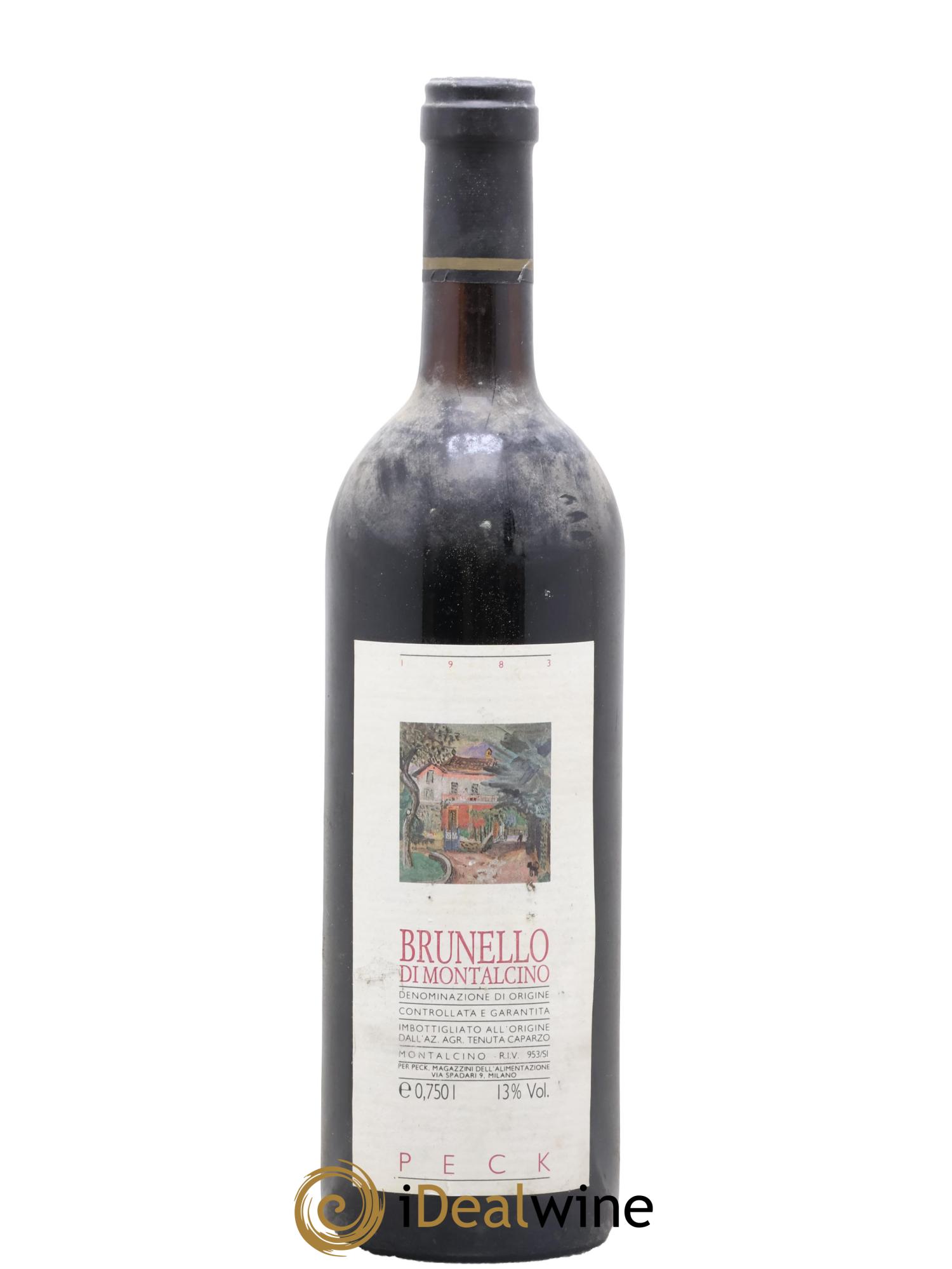 Brunello di Montalcino Peck 1983 - Posten von 1 Flasche - 0