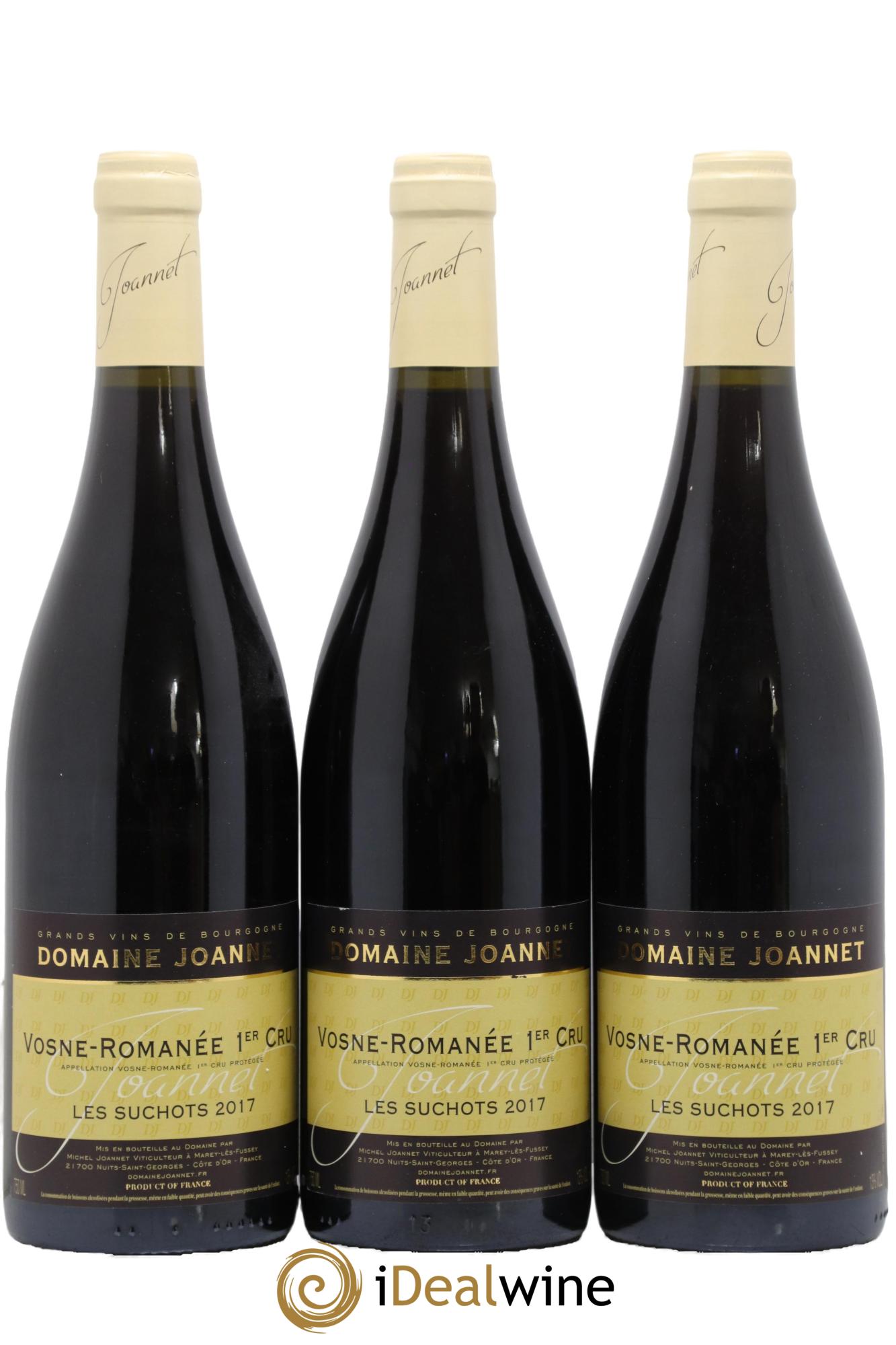 Vosne-Romanée 1er Cru Les Suchots Domaine Joannet 2017 - Lot de 3 bouteilles - 0