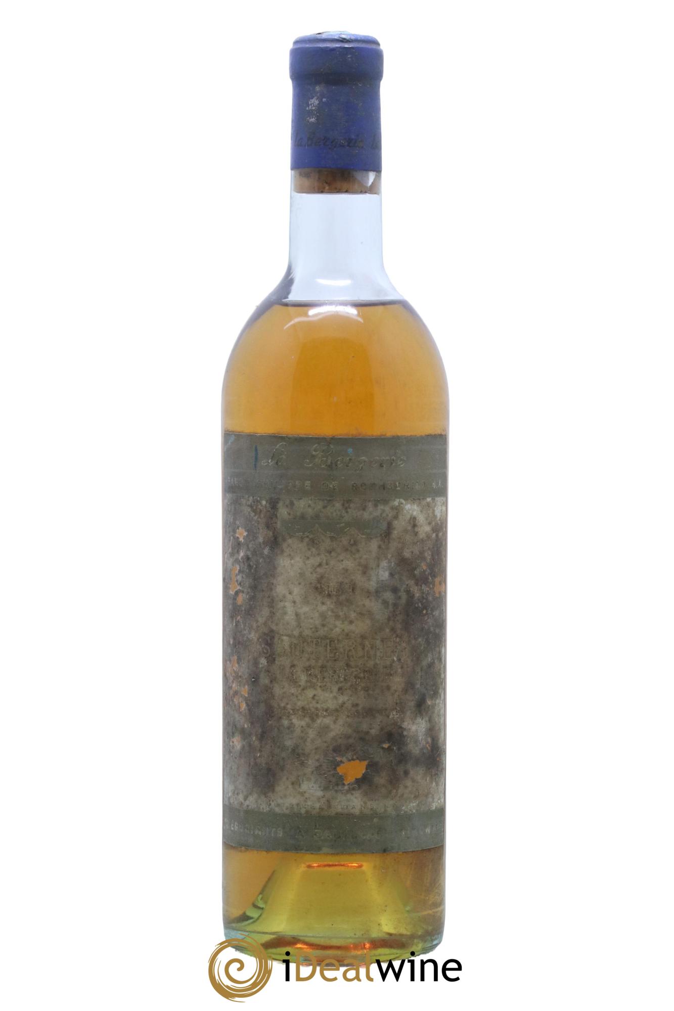 Sauternes La Bergerie Baron Philippe de Rothschild 1969 - Posten von 1 Flasche - 0