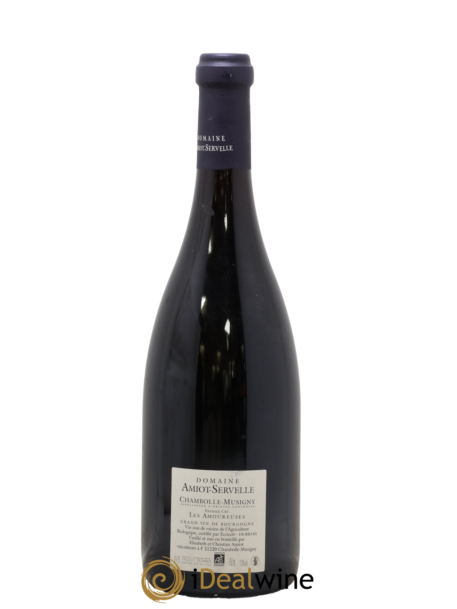 Chambolle-Musigny 1er Cru Les Amoureuses Amiot-Servelle 2010 - Lot de 1 bouteille - 1
