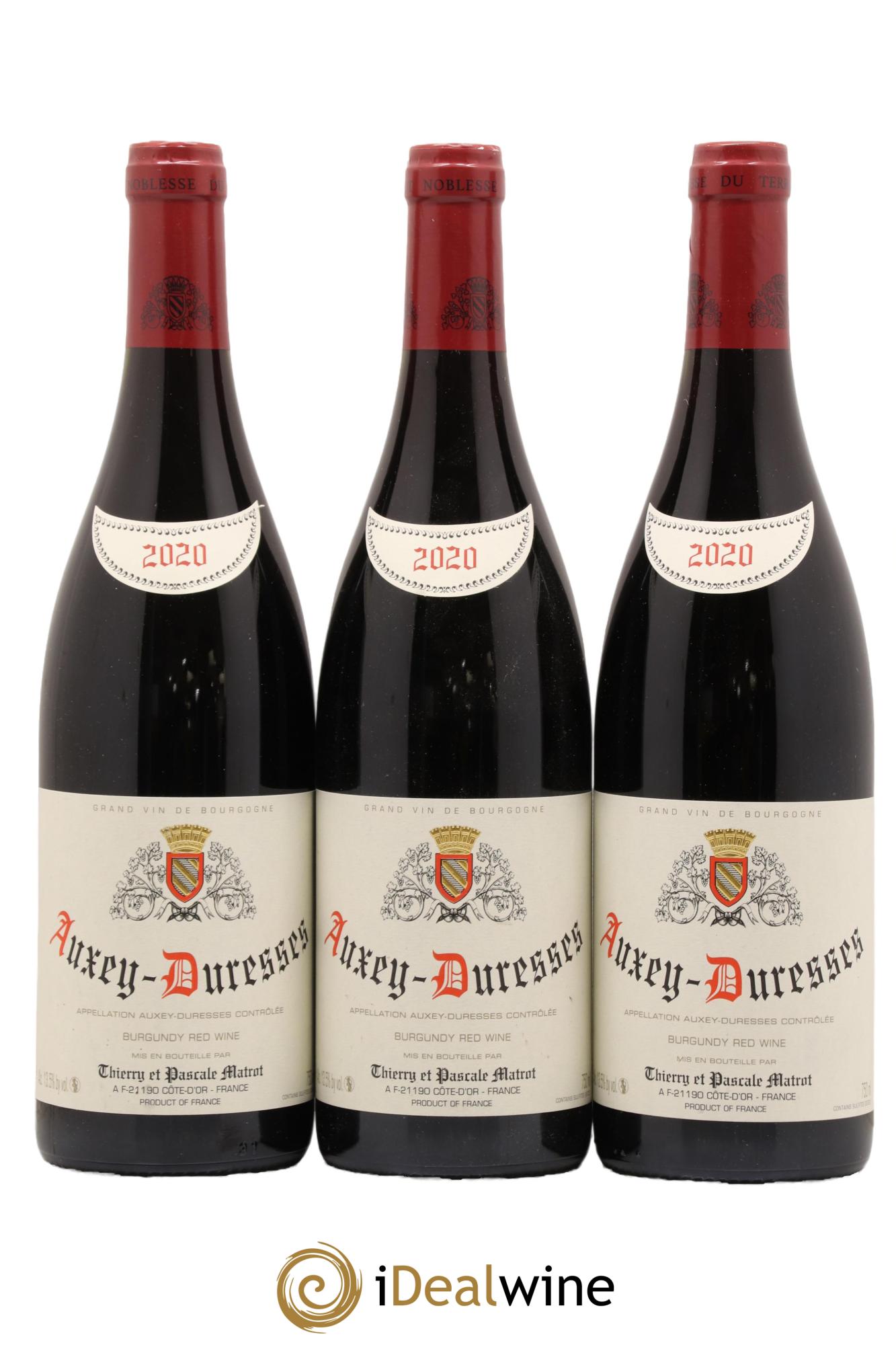 Auxey-Duresses Matrot (Domaine) 2020 - Lot of 3 bottles - 0