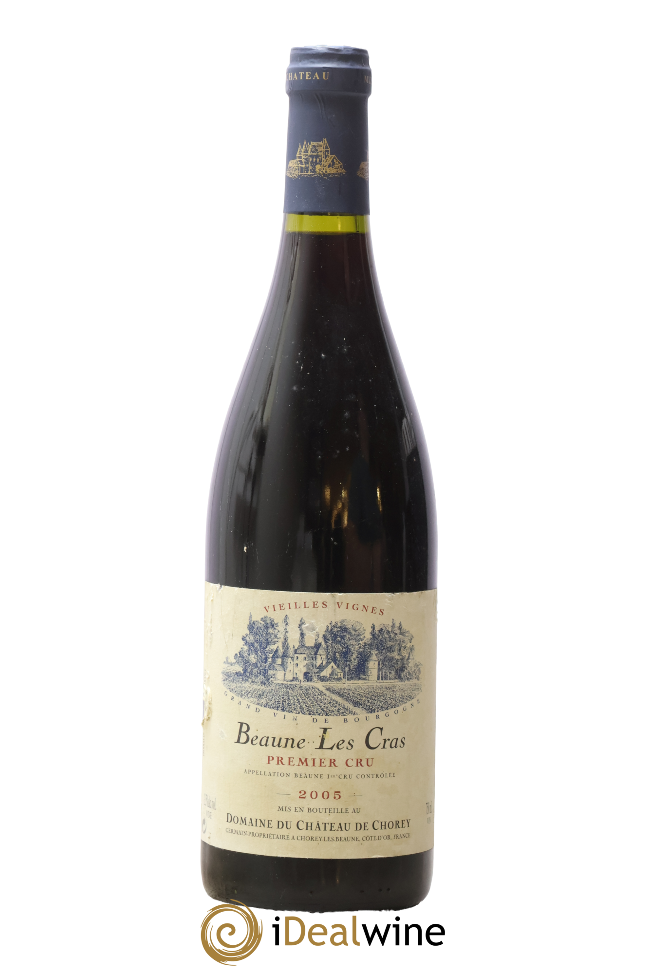 Beaune 1er Cru Les Cras Vieilles Vignes Château De Chorey 2005 - Lot de 1 bouteille - 0