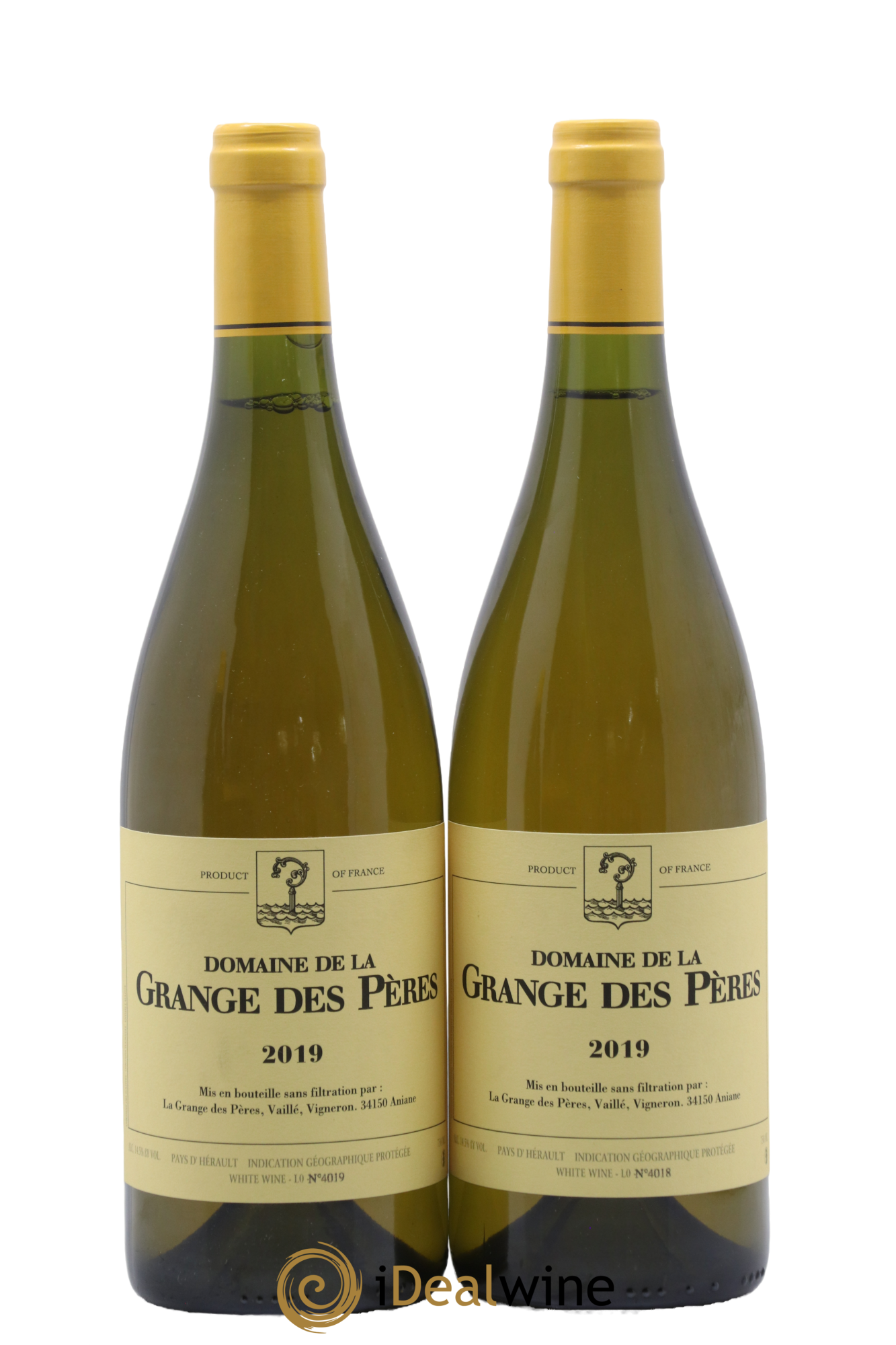 Pays d'Hérault Grange des Pères Laurent Vaillé 2019 - Lot de 2 bouteilles - 0