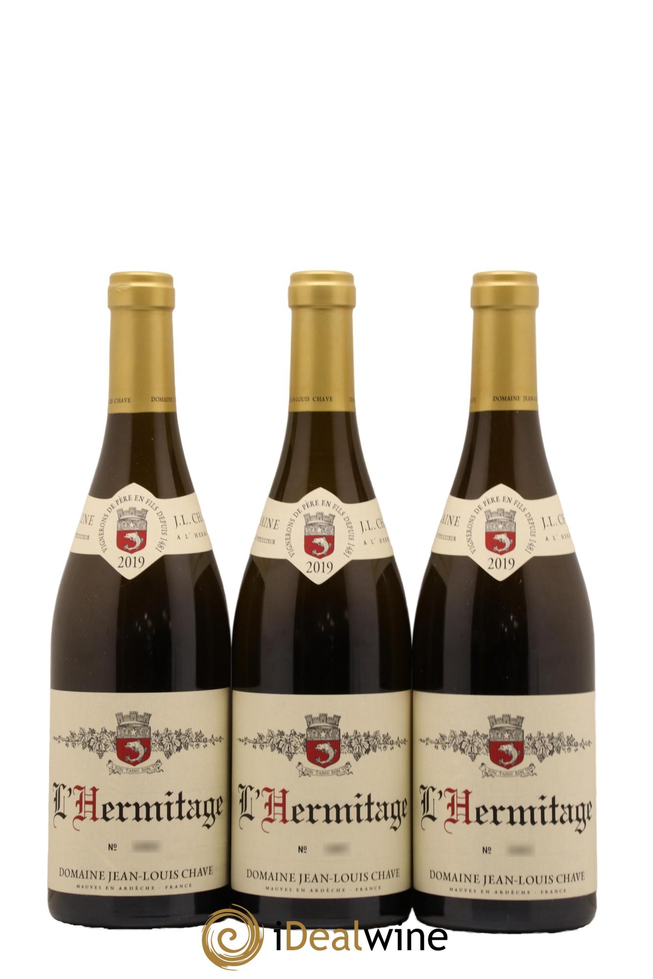 Hermitage Jean-Louis Chave 2019 - Lot de 3 bouteilles - 0