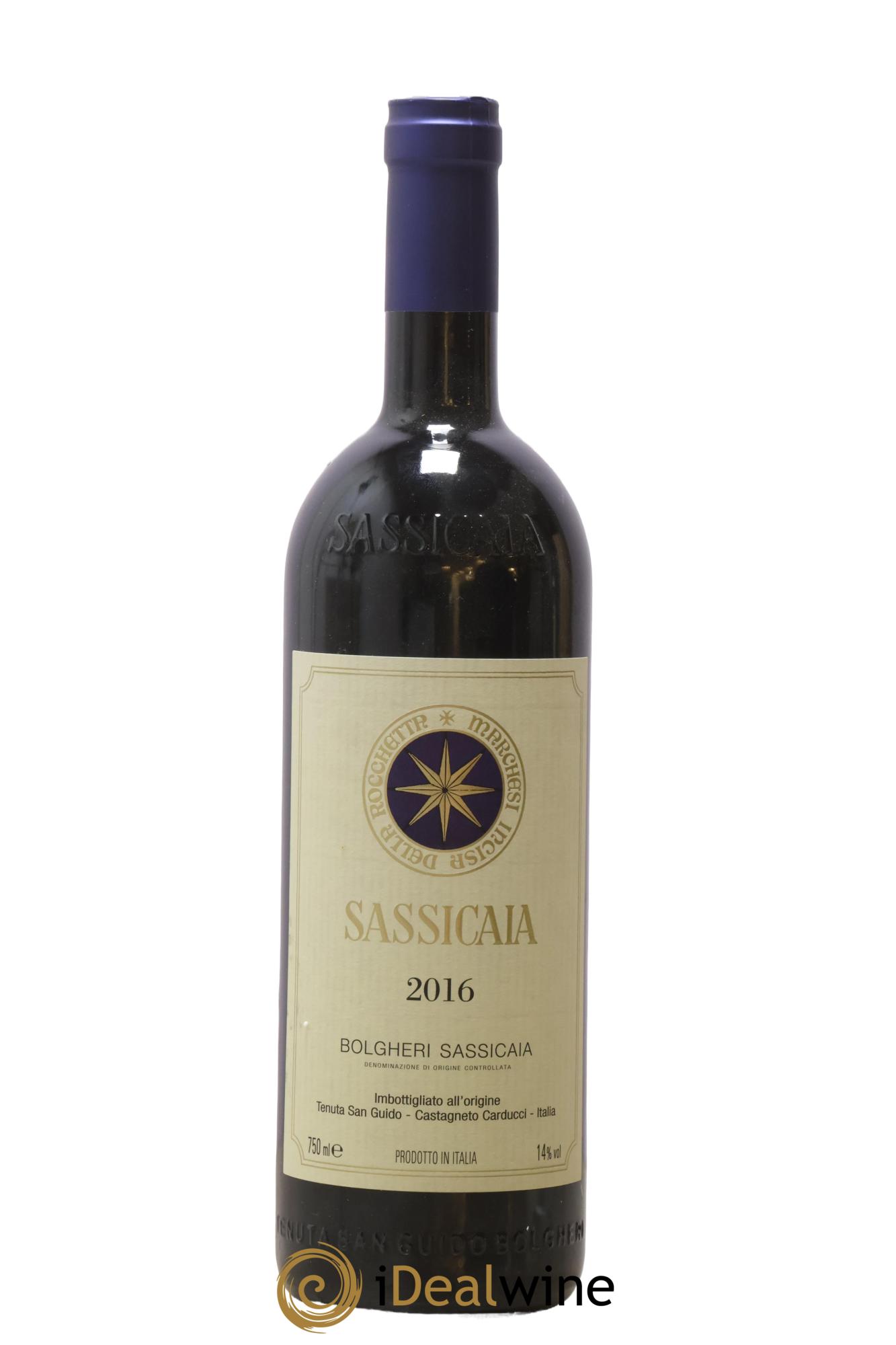 Bolgheri DOC Sassicaia Tenuta San Guido 2016 - Lotto di 1 bottiglia - 0