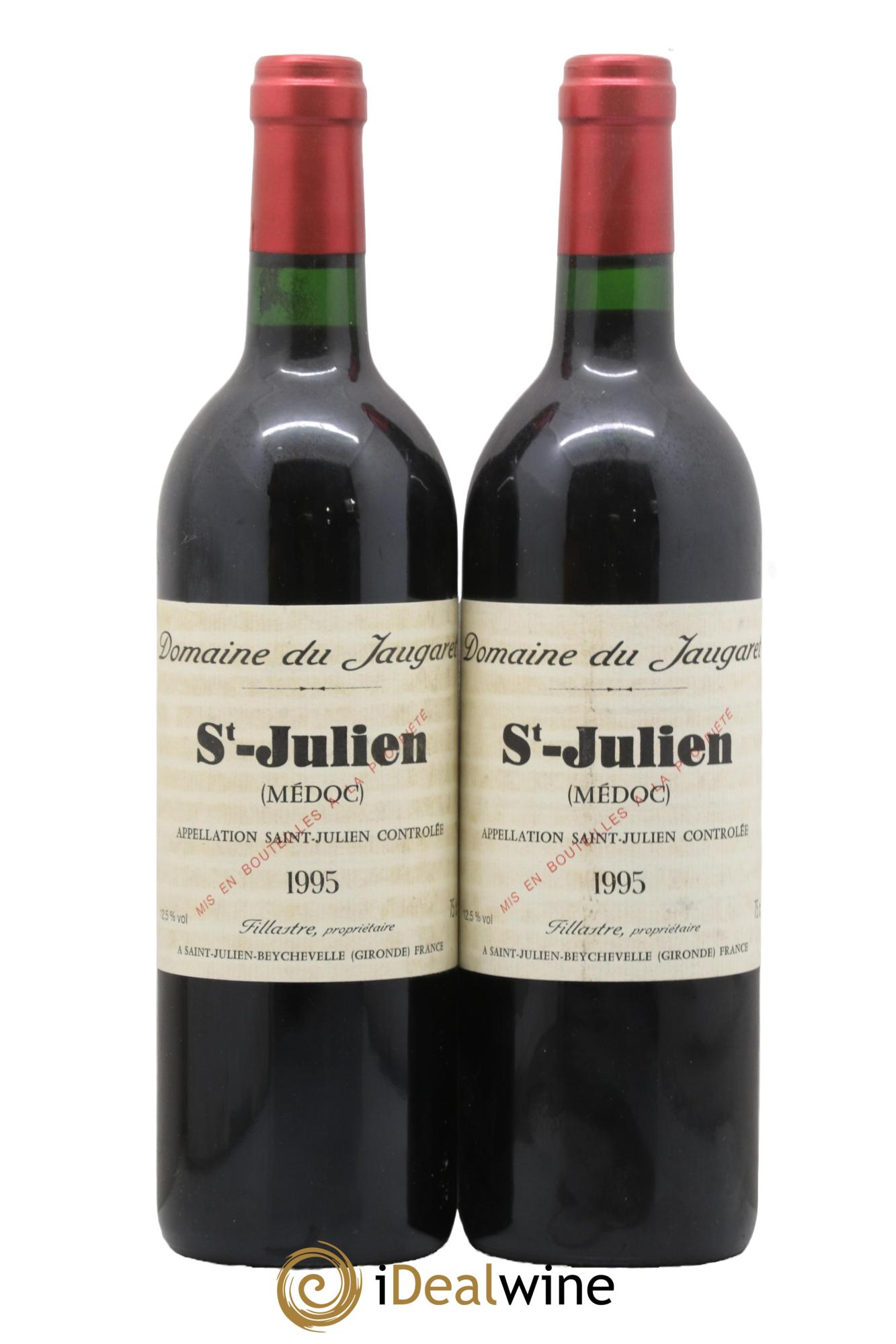 Domaine du Jaugaret 1995 - Lot de 2 bouteilles - 0