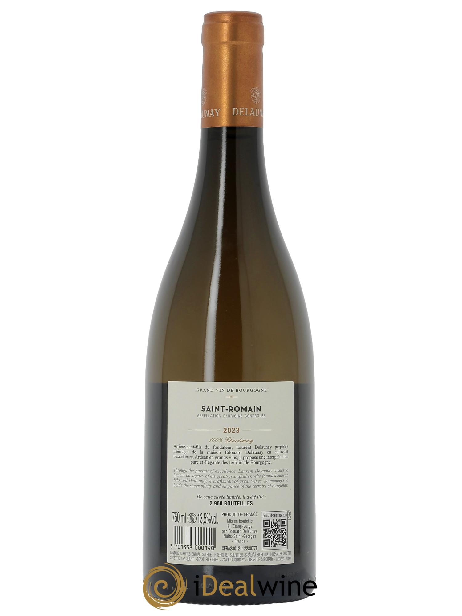 Saint-Romain Le Village Edouard Delaunay  2023 - Lot of 1 bottle - 1