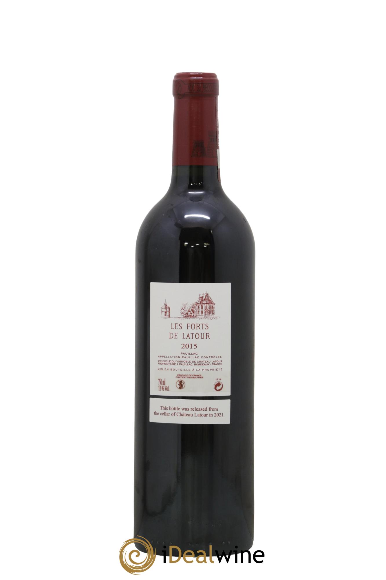 Les Forts de Latour Second Vin  2015 - Lot de 1 bouteille - 1