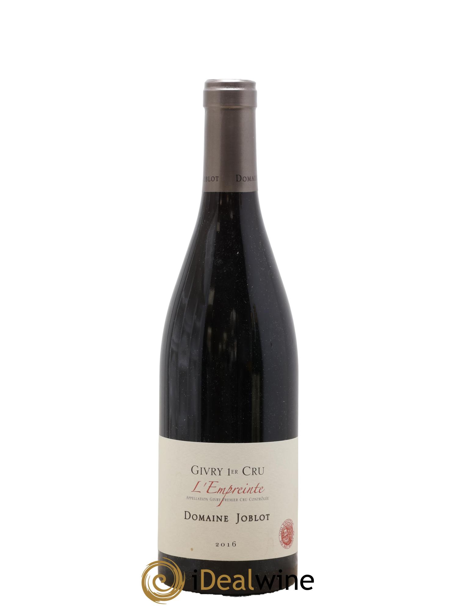 Givry 1er Cru L'Empreinte Joblot (Domaine) 2016 - Lot de 1 bouteille - 0