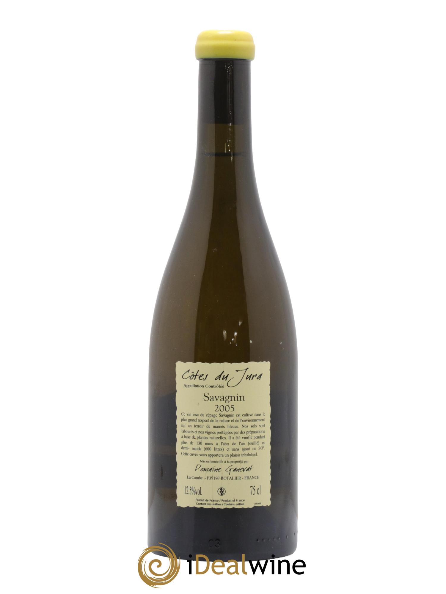 Côtes du Jura Les Vignes de mon Père Jean-François Ganevat (Domaine) 2005 - Lot de 1 bouteille - 1