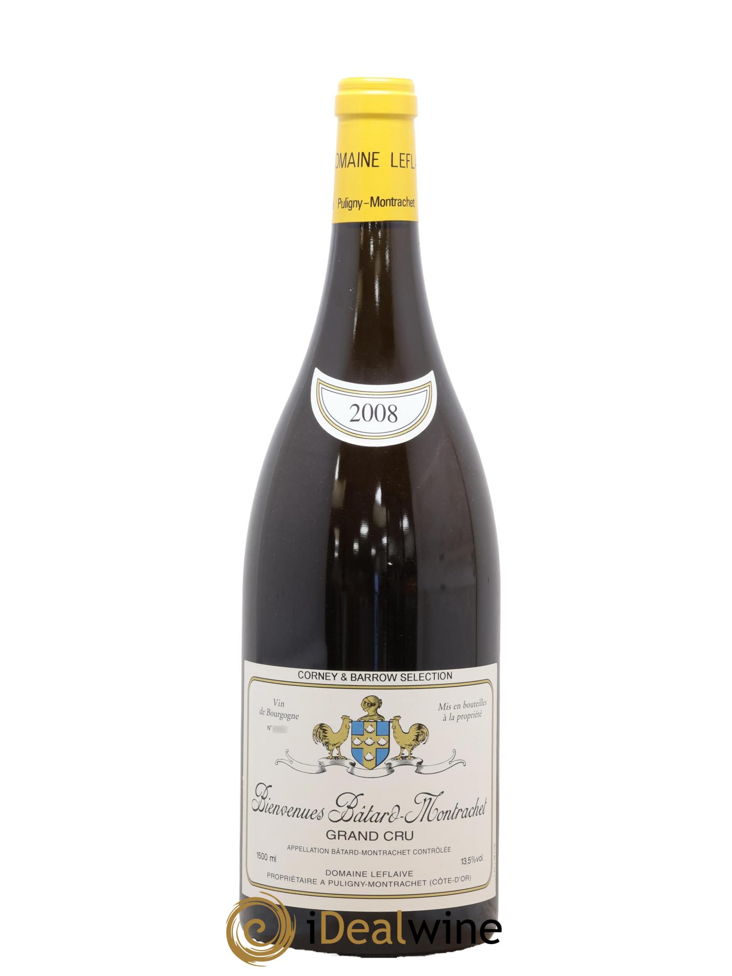 Bienvenues-Bâtard-Montrachet Grand Cru Leflaive (Domaine) 2008 - Posten von 1 Magnum - 0