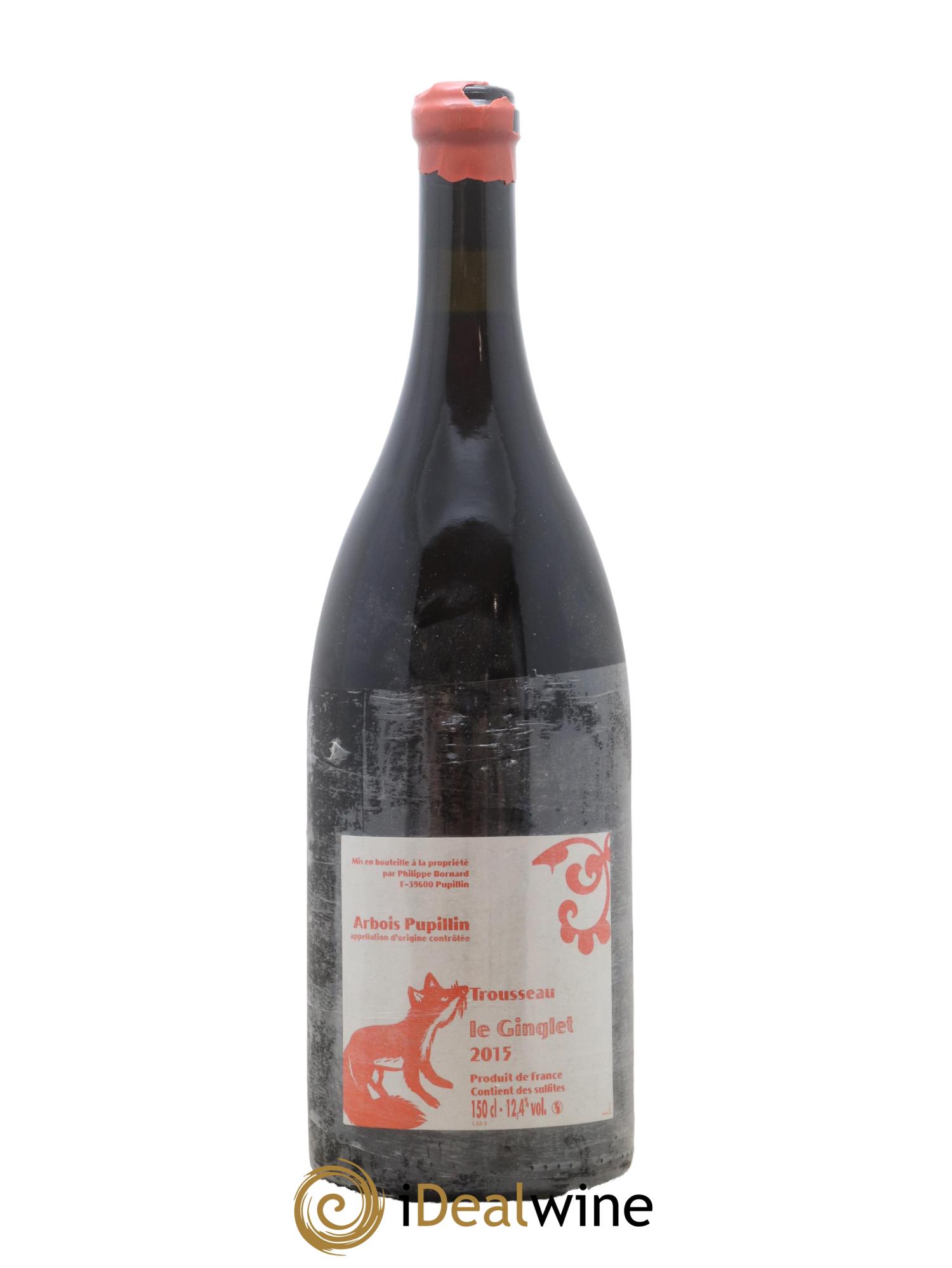 Arbois-Pupillin Trousseau Le Ginglet Bornard 2015 - Lot de 1 magnum - 0