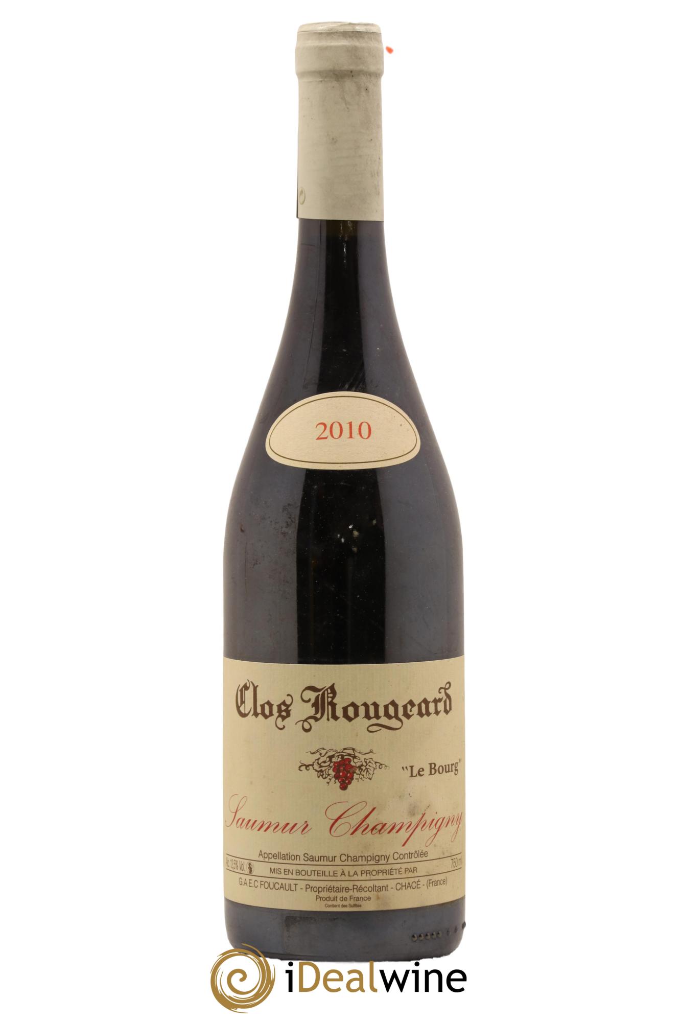 Saumur-Champigny Le Bourg Clos Rougeard 2010 - Lot de 1 bouteille - 0