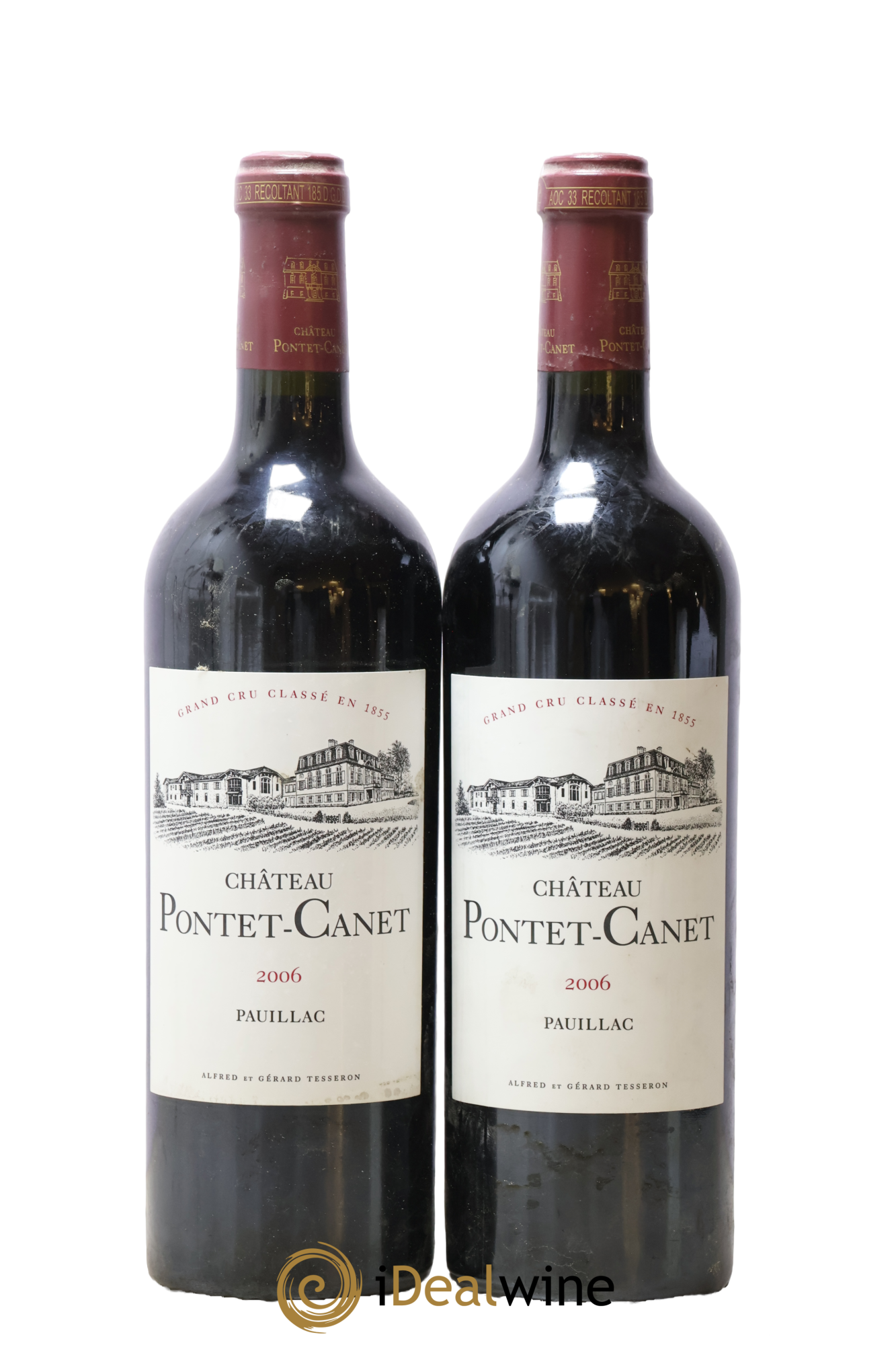 Château Pontet Canet 5ème Grand Cru Classé 2006 - Posten von 2 Flaschen - 0
