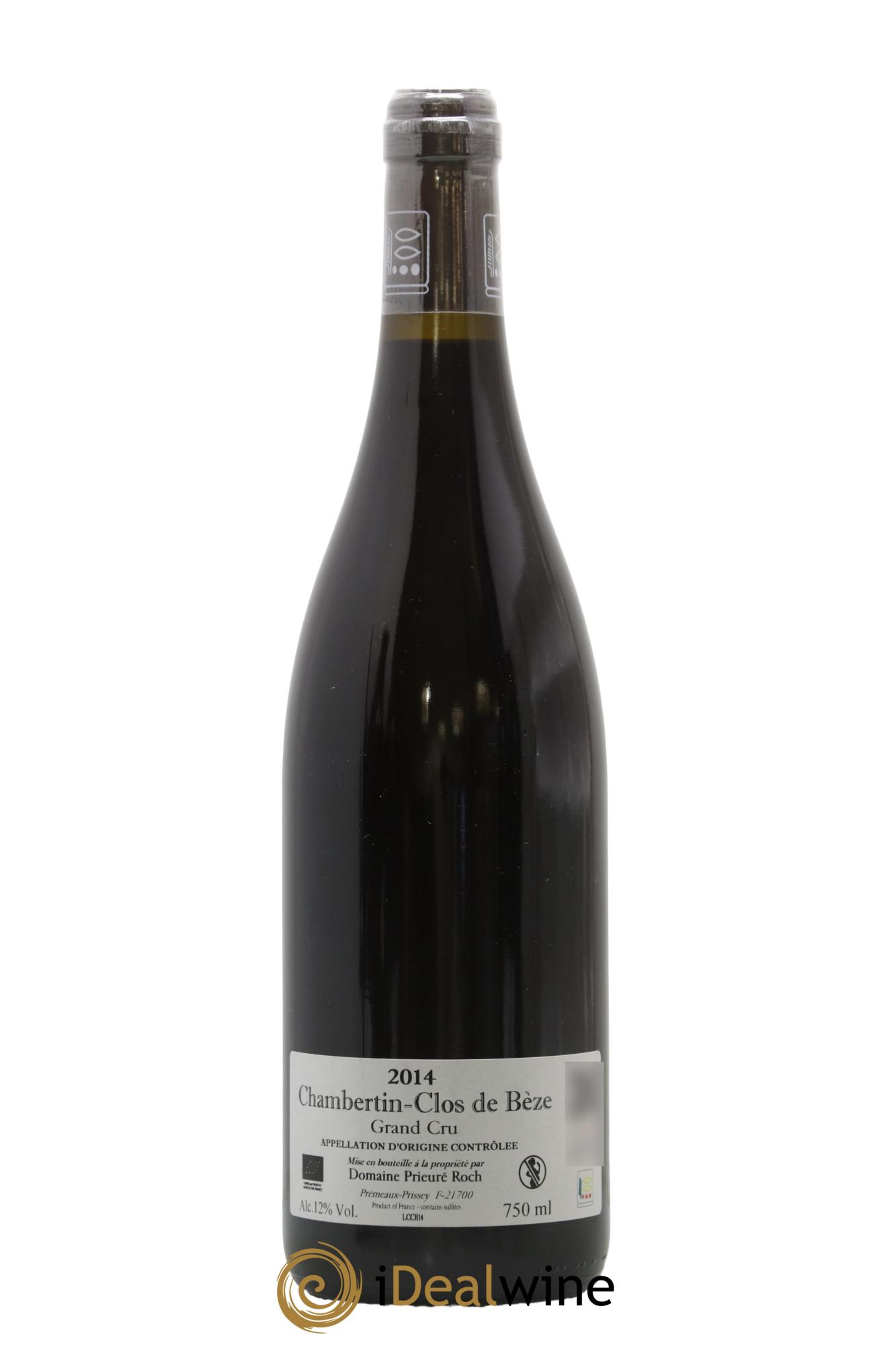 Chambertin Clos de Bèze Grand Cru Prieuré Roch  2014 - Lot de 1 bouteille - 1
