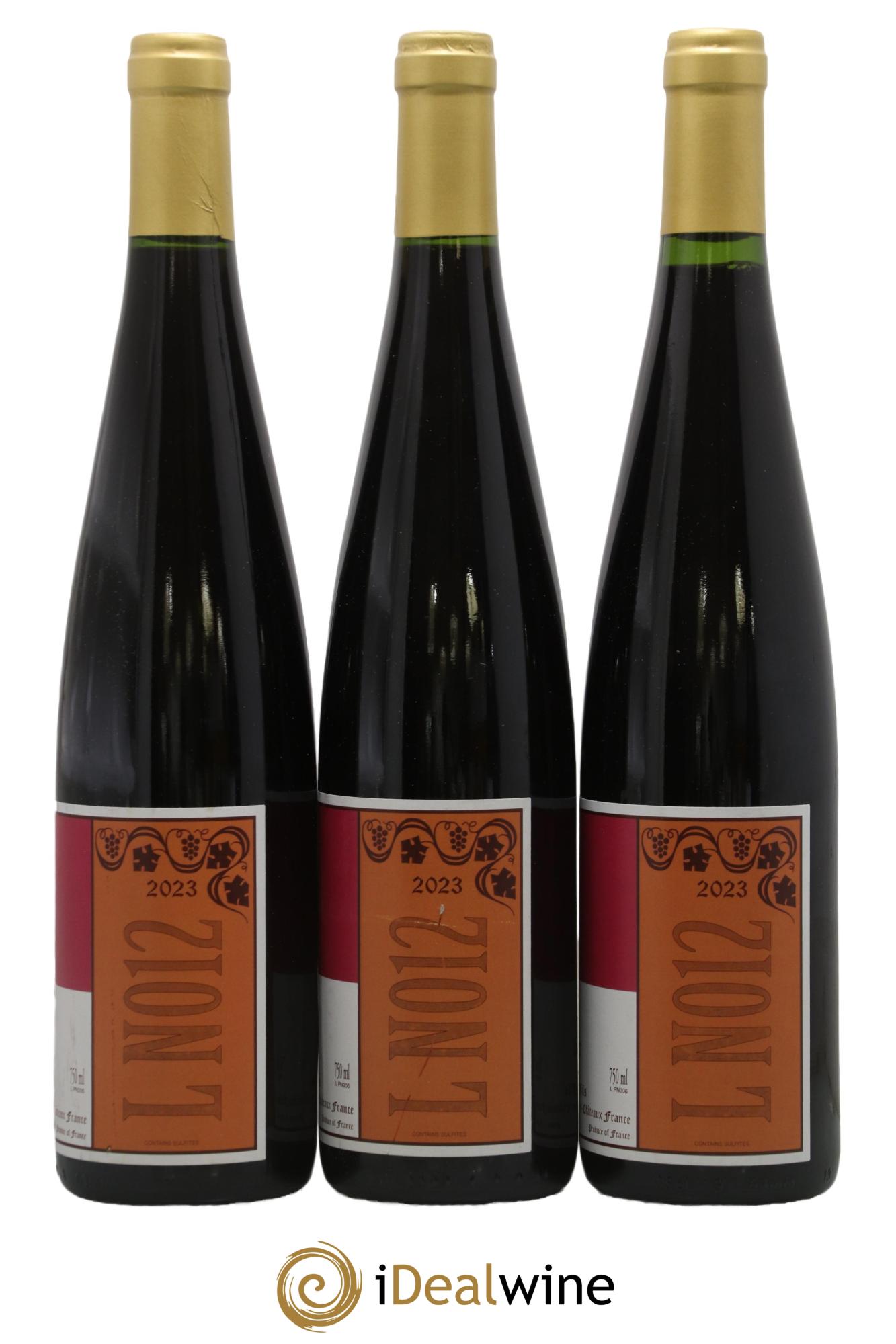 Alsace Pinot Noir LN012 Gérard Schueller (Domaine) 2023 - Lotto di 3 bottiglie - 1