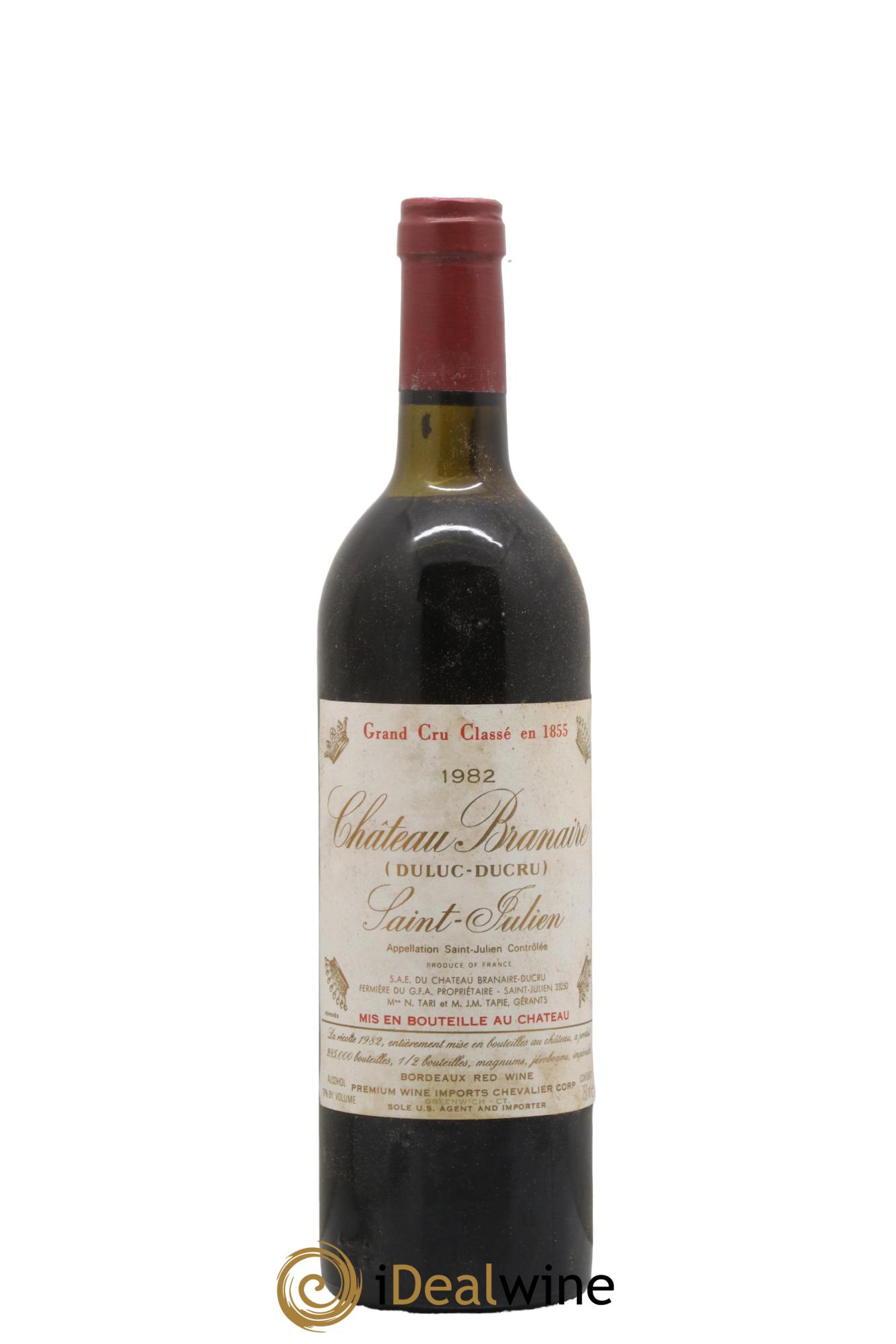 Château Branaire Ducru 4ème Grand Cru Classé 1982 - Posten von 1 Flasche - 0