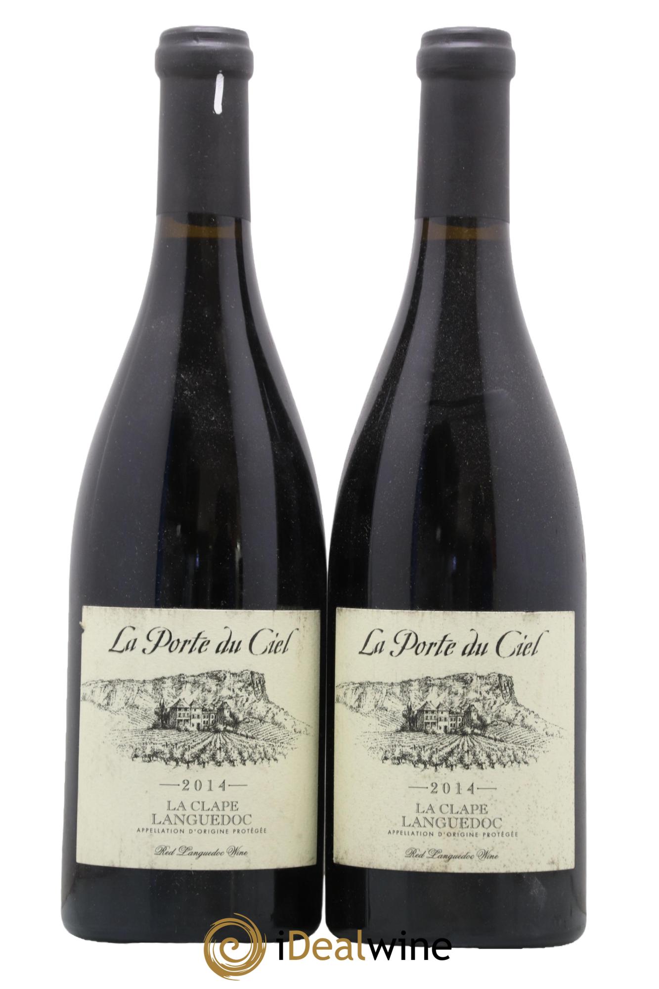 La Clape Château de La Négly La Porte du Ciel Jean Paux-Rosset 2014 - Lot de 2 bouteilles - 0