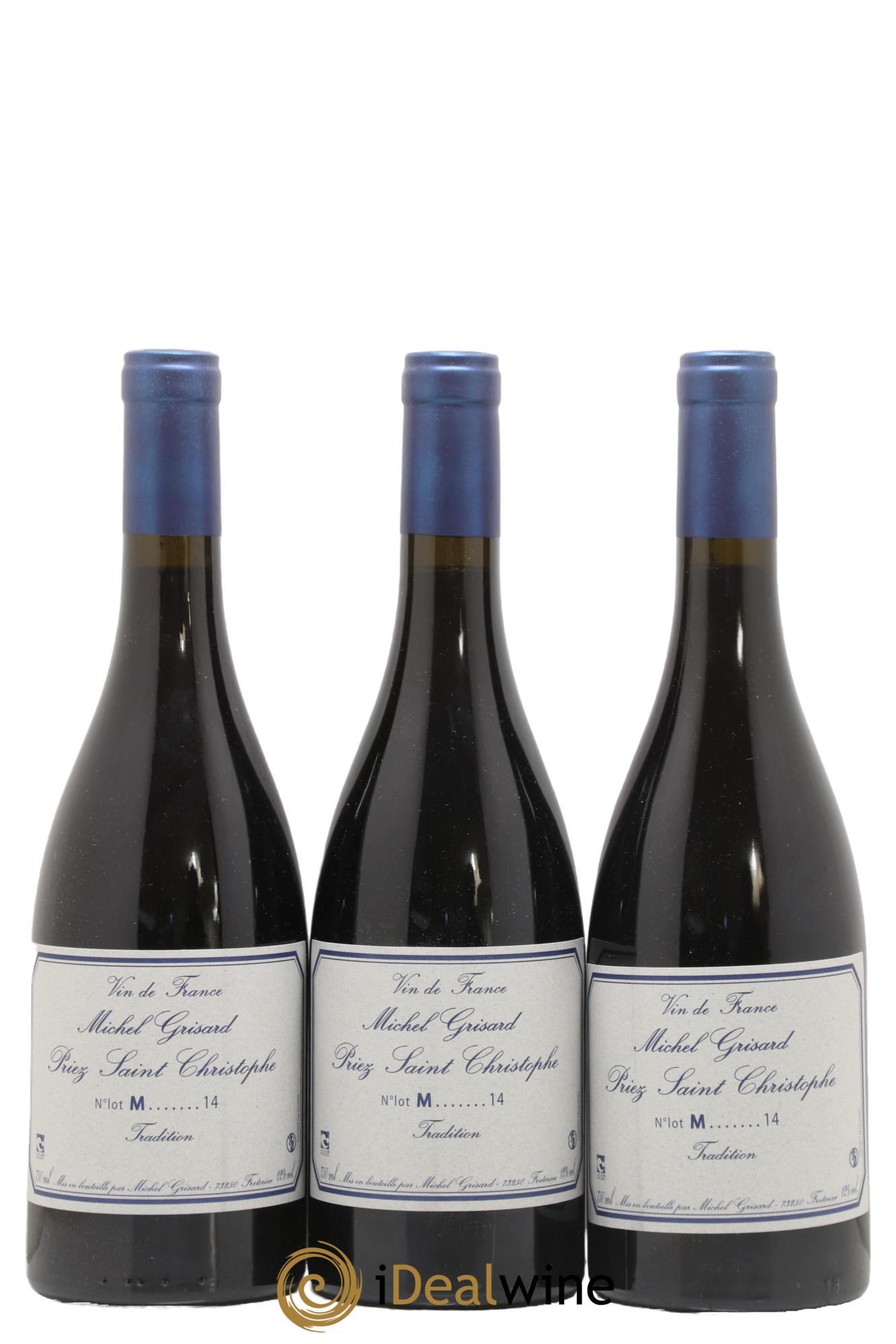 Vin de France M...14 Michel Grisard 2014 - Lot de 3 bouteilles - 0