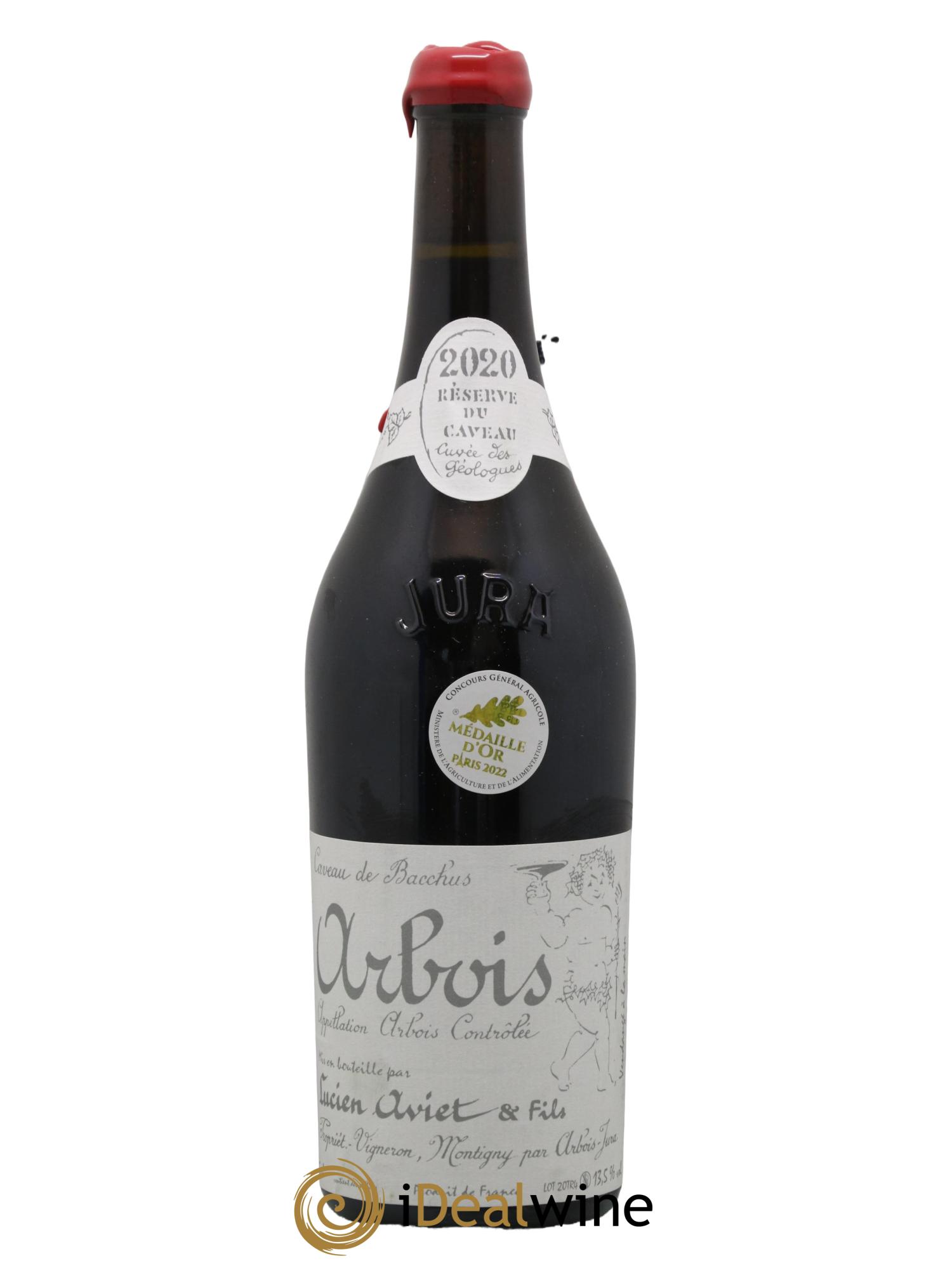 Arbois Trousseau Marne Rouge Cuvée des Géologues Lucien Aviet (Domaine) 2020 - Lot de 1 bouteille - 0