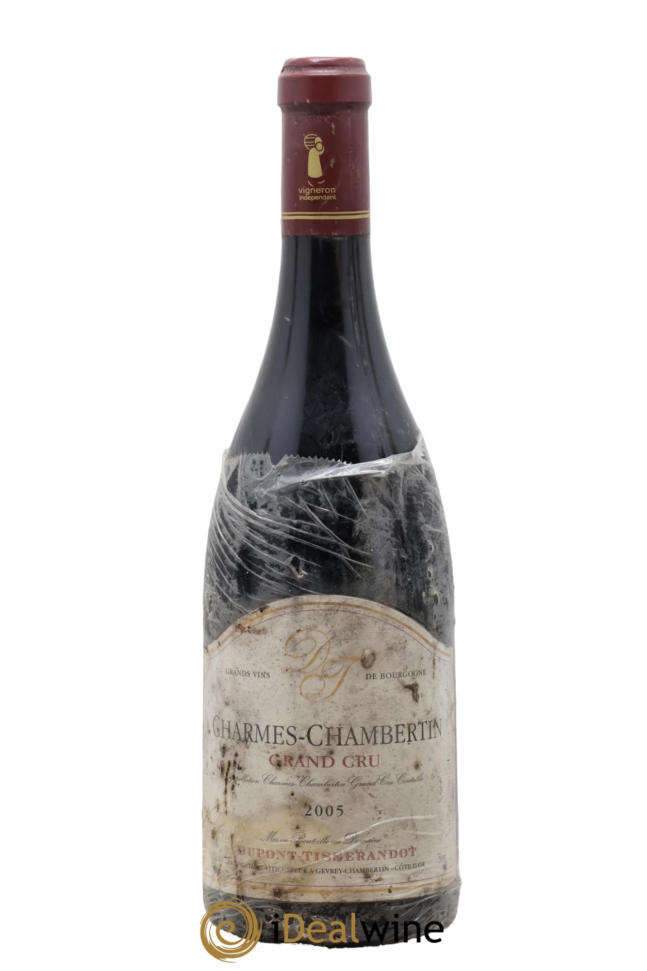 Charmes-Chambertin Grand Cru Dupont-Tisserandot (Domaine) 2005 - Lot de 1 bouteille - 0