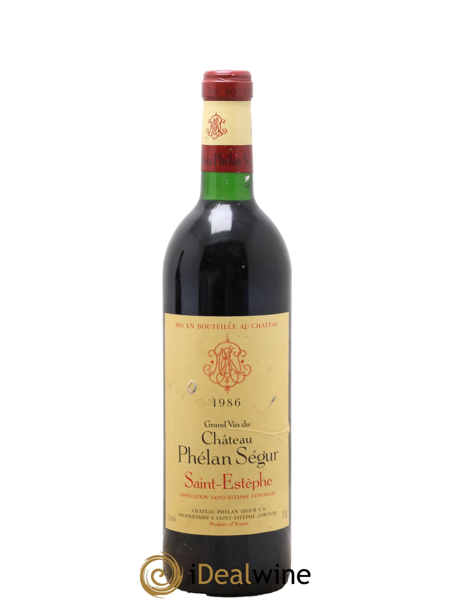 Château Phélan Ségur 1986 - Lot of 1 bottle - 0
