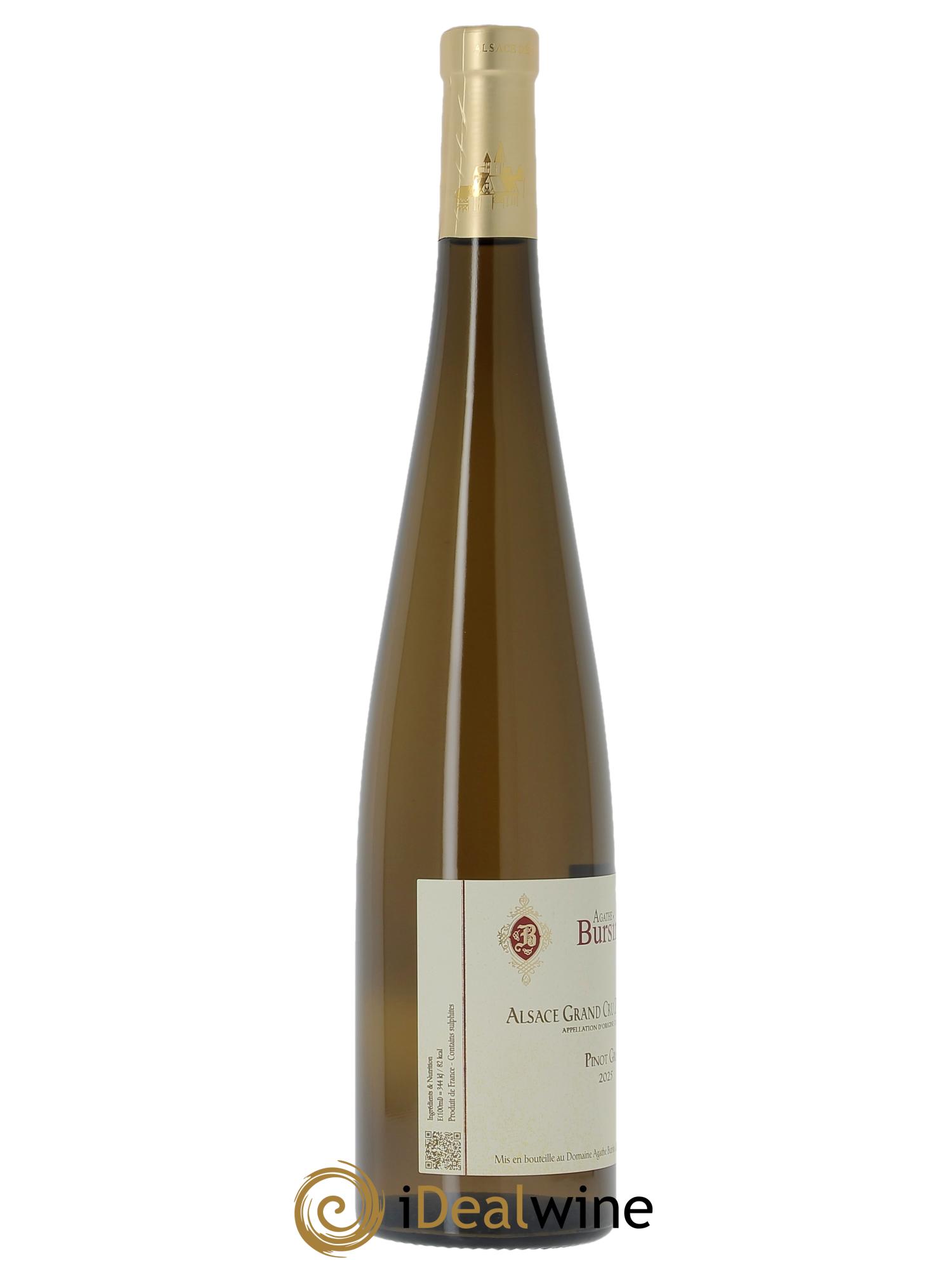 Alsace Pinot Gris Grand Cru Zinnkoepflé Agathe Bursin 2025 - Lot of 1 bottle - 2