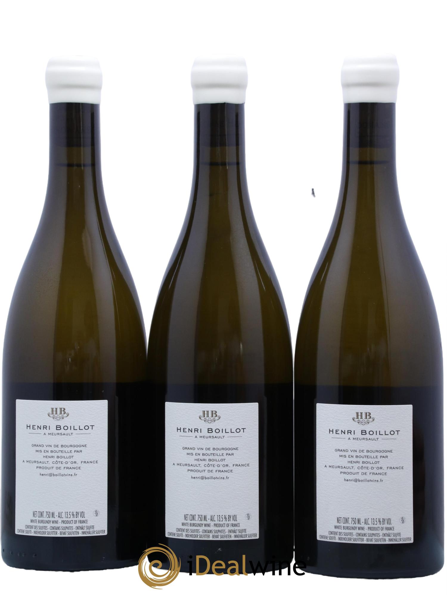 Puligny-Montrachet 1er Cru Clos de la Mouchère Henri Boillot (Domaine) 2021 - Lot de 3 bouteilles - 1