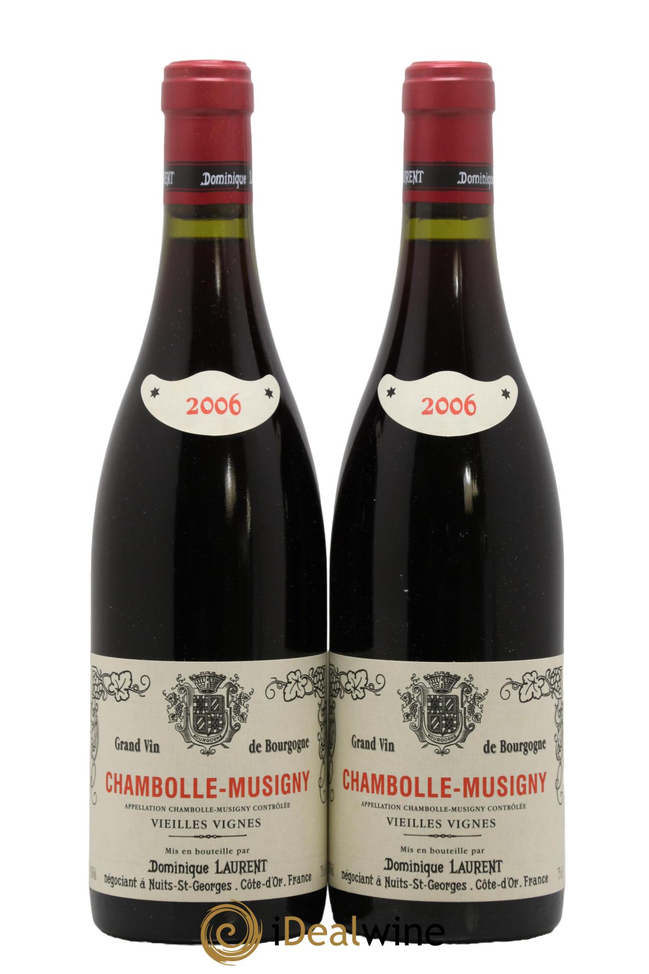 Chambolle-Musigny Vieilles Vignes Dominique Laurent 2006 - Lot de 2 bouteilles - 0