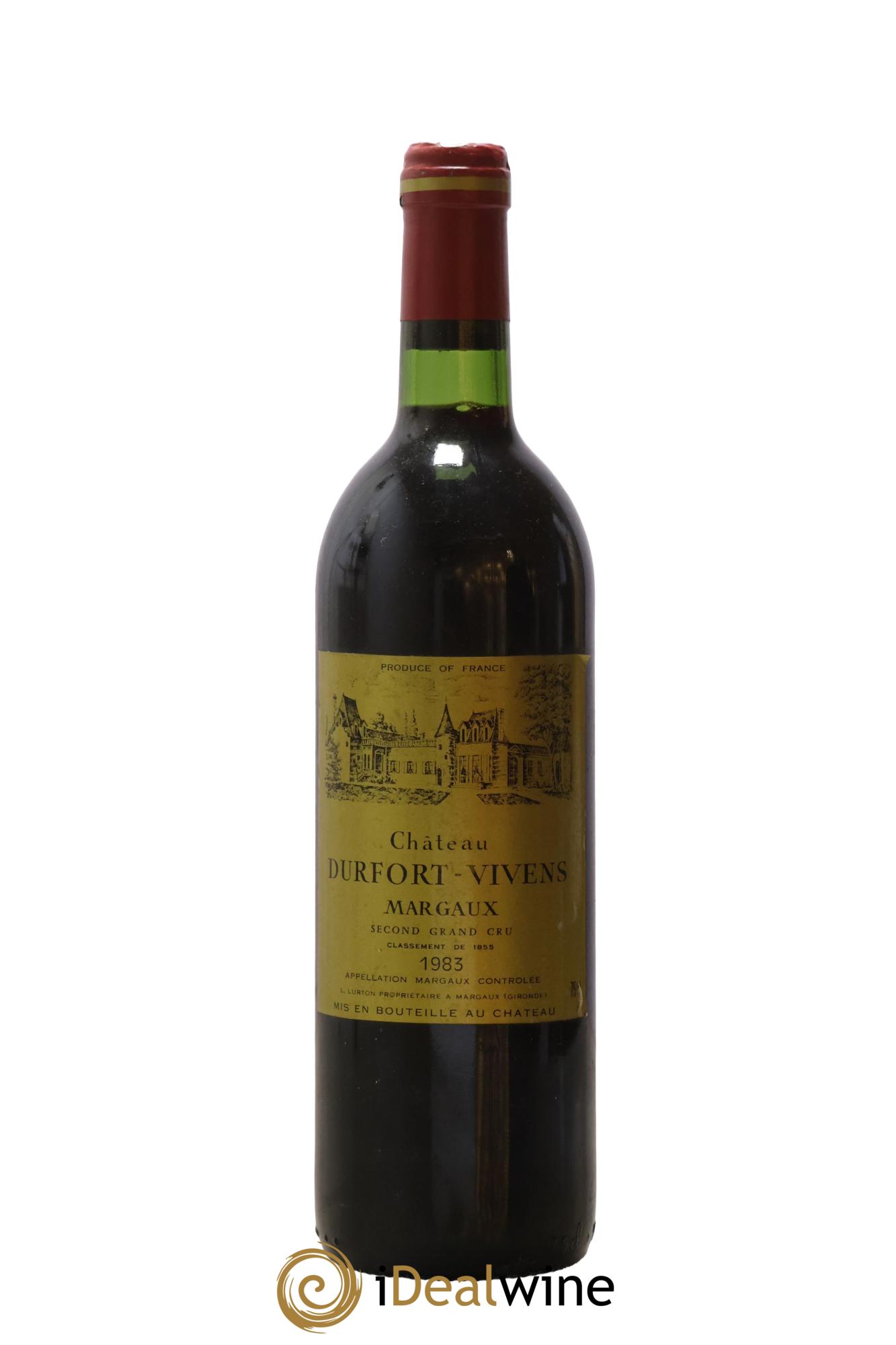 Château Durfort Vivens 2ème Grand Cru Classé 1983 - Lot of 1 bottle - 0