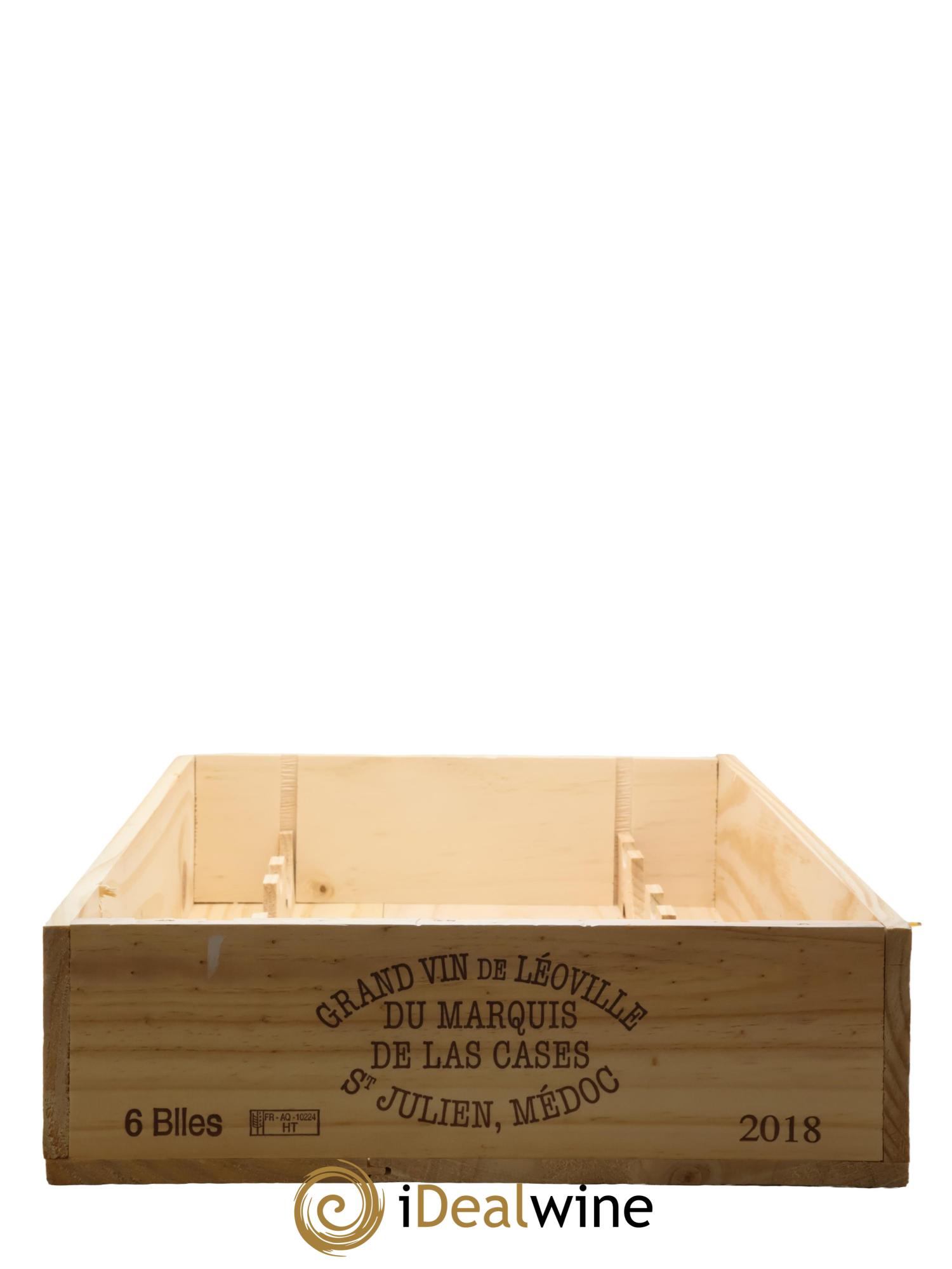Château Léoville Las Cases 2ème Grand Cru Classé 2018 - Lot de 6 bouteilles - 5