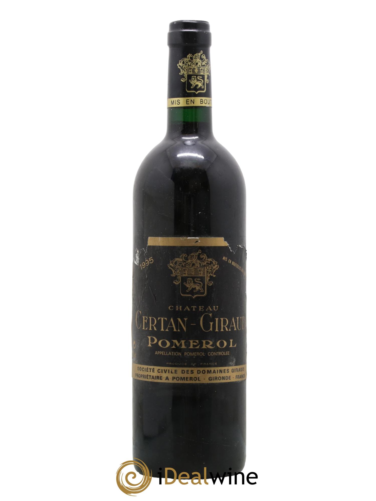Château Certan Giraud 1995 - Lot de 1 bouteille - 0