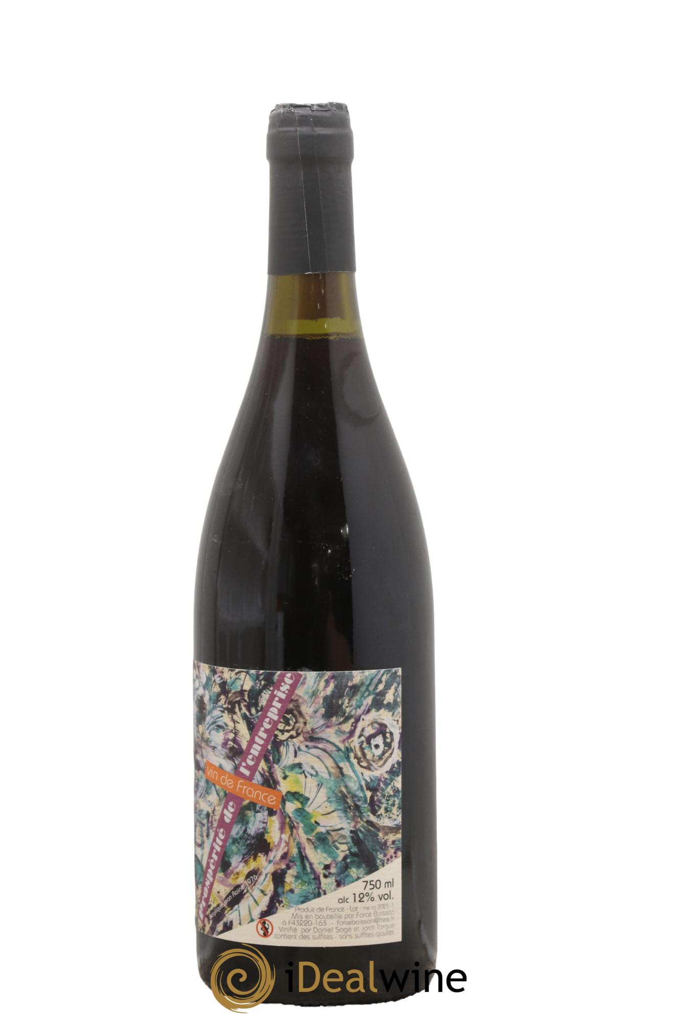 Vin de France Prospérité de l'entreprise Daniel Sage 2022 - Lotto di 1 bottiglia - 1