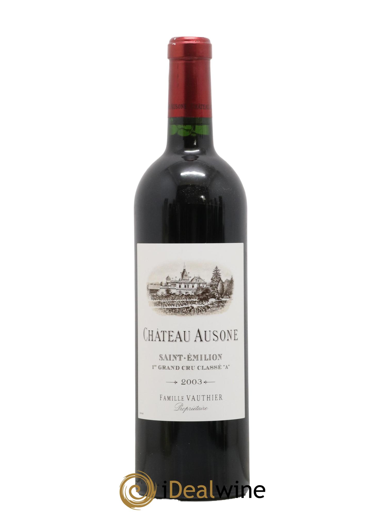 Château Ausone 1er Grand Cru Classé A 2003 - Lot de 1 bouteille - 0