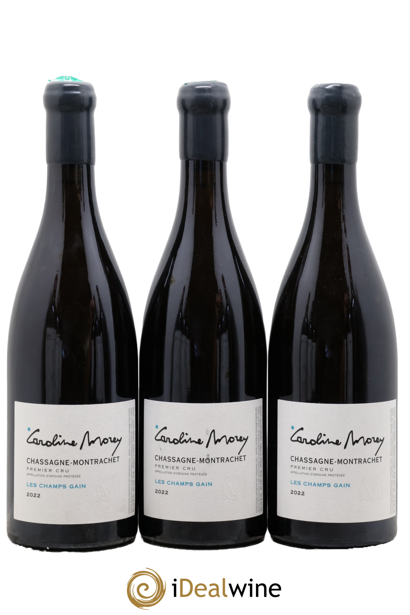 Chassagne-Montrachet 1er Cru Les Champs Gains Caroline Morey 2022 - Lot de 3 bouteilles - 0