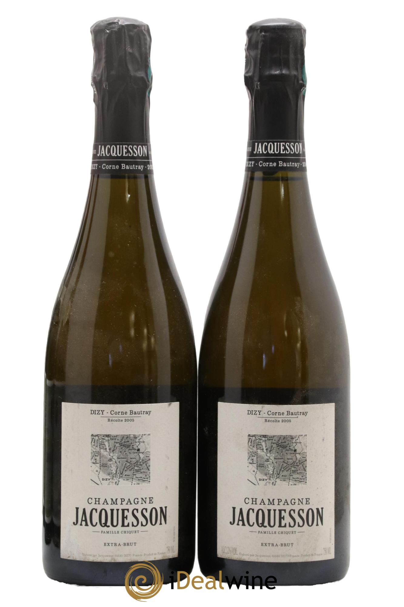 Dizy Corne Bautray Extra-Brut Jacquesson 2005 - Lot de 2 bouteilles - 0