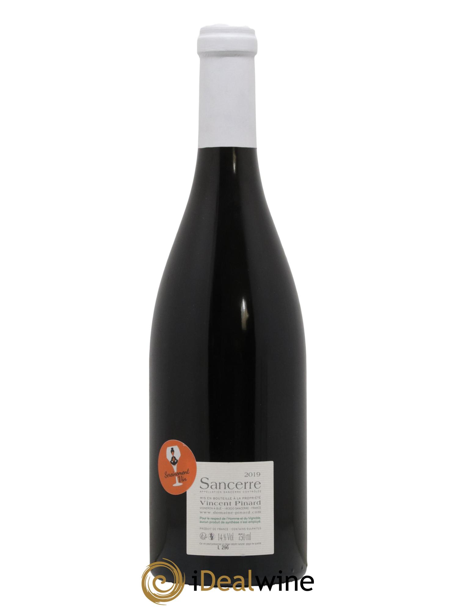 Sancerre Vendanges Entières Vincent Pinard 2019 - Lot de 1 bouteille - 1
