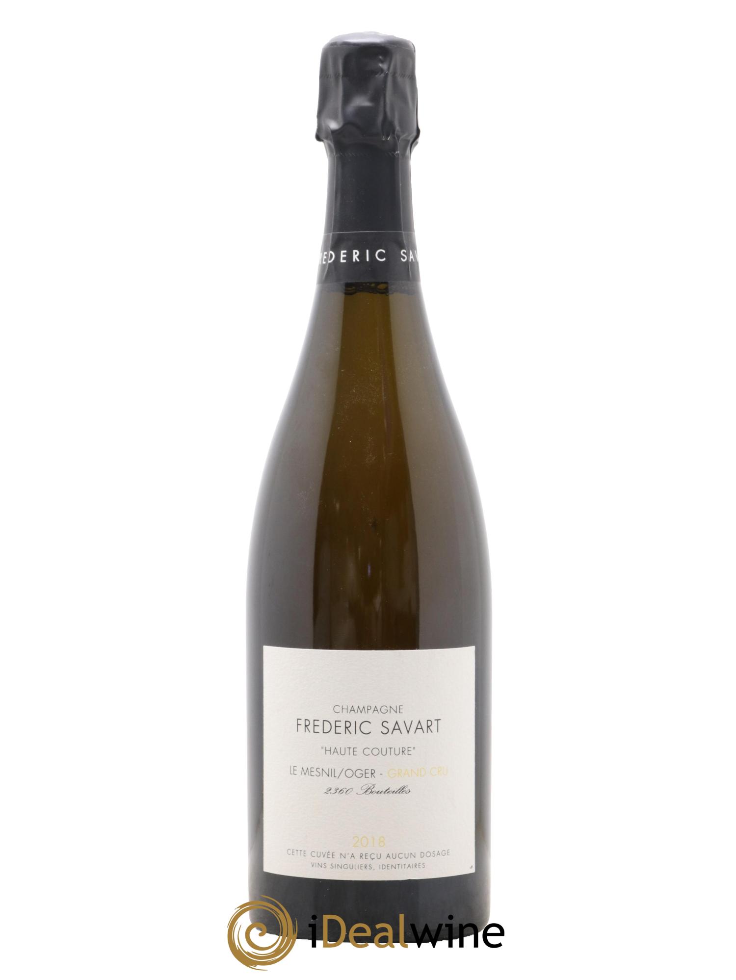 Haute Couture Le Mesnil sur Oger Extra-Brut Savart 2018 - Lot de 1 bouteille - 0