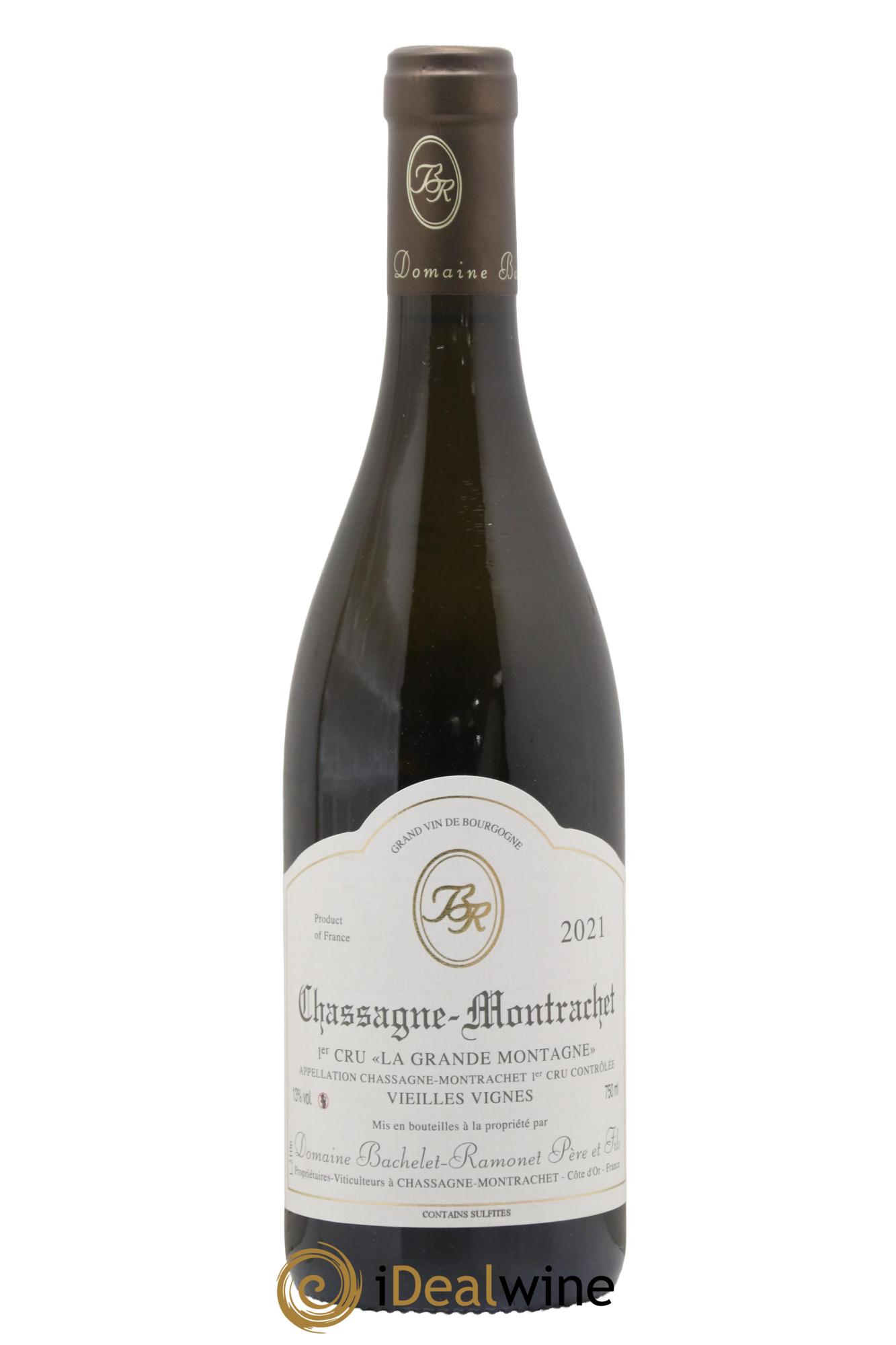 Chassagne-Montrachet 1er Cru La Grande Montagne Vieilles Vignes Bachelet-Ramonet (Domaine) 2021 - Lot de 1 bouteille - 0