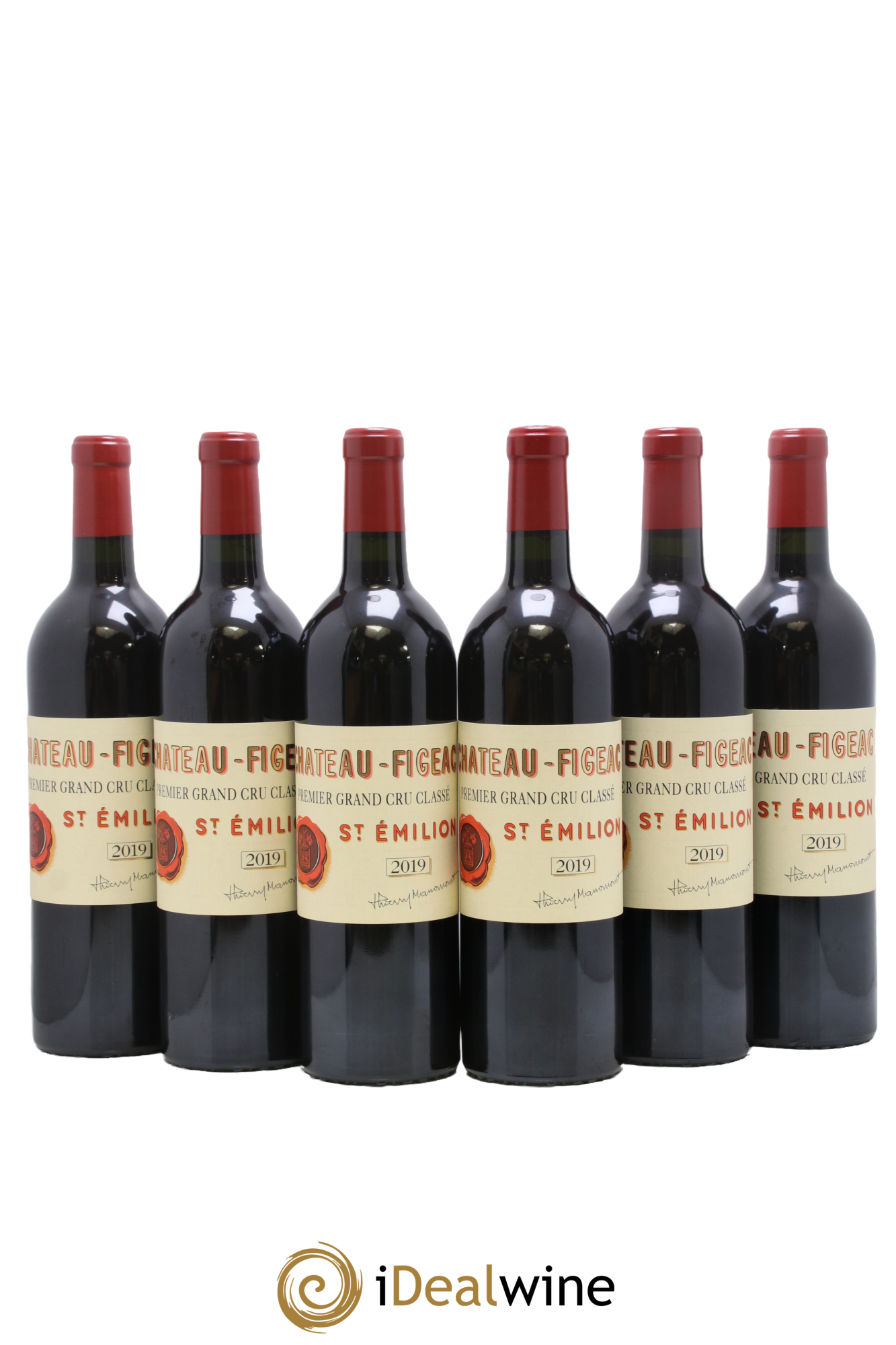 Château Figeac 1er Grand Cru Classé A 2019 - Lot of 6 bottles - 0