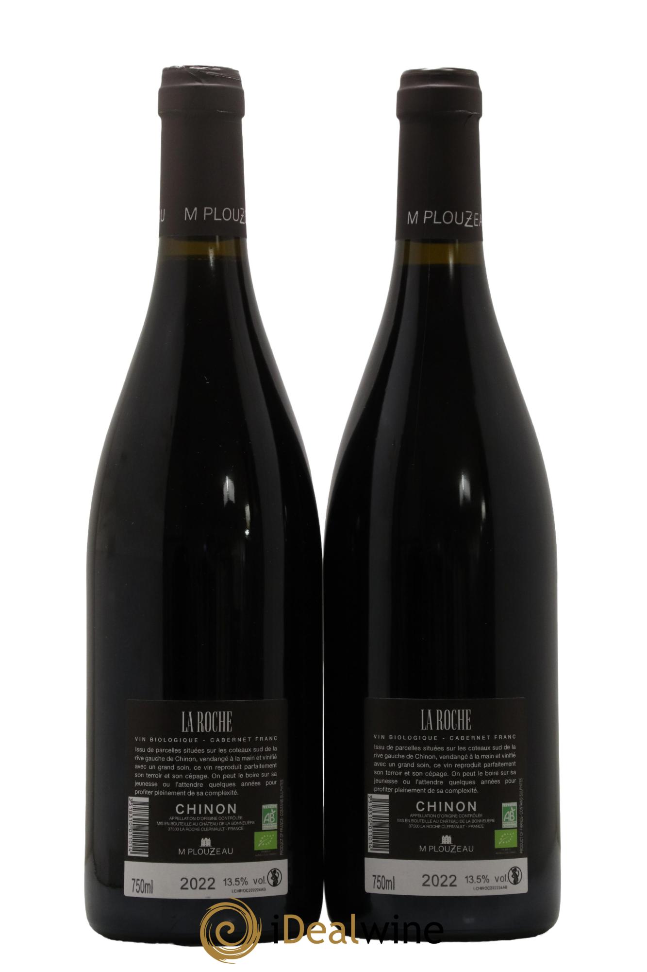 Chinon La Roche Château De La Bonneliere 2022 - Lot de 2 bouteilles - 1