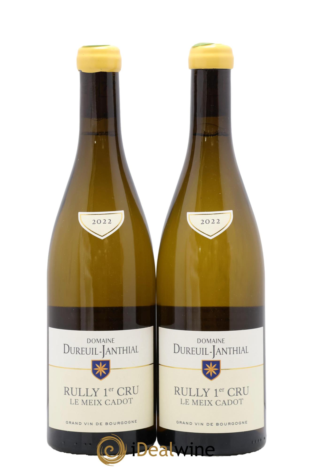 Rully 1er Cru Le Meix Cadot Vincent Dureuil-Janthial 2022 - Lot de 2 bouteilles - 0