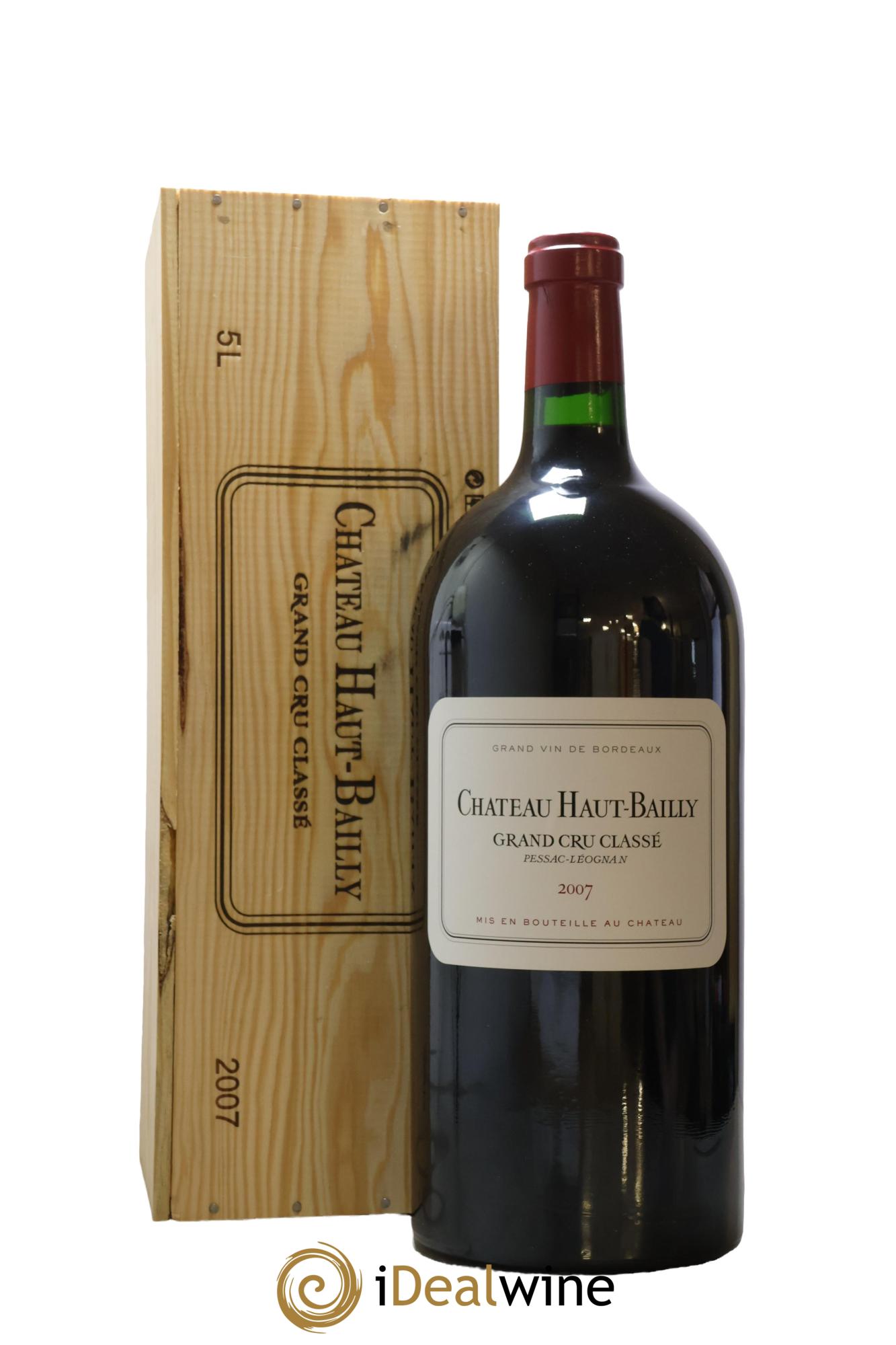Château Haut-Bailly Cru Classé de Graves  2007 - Lot of 1 Jeroboam - 1