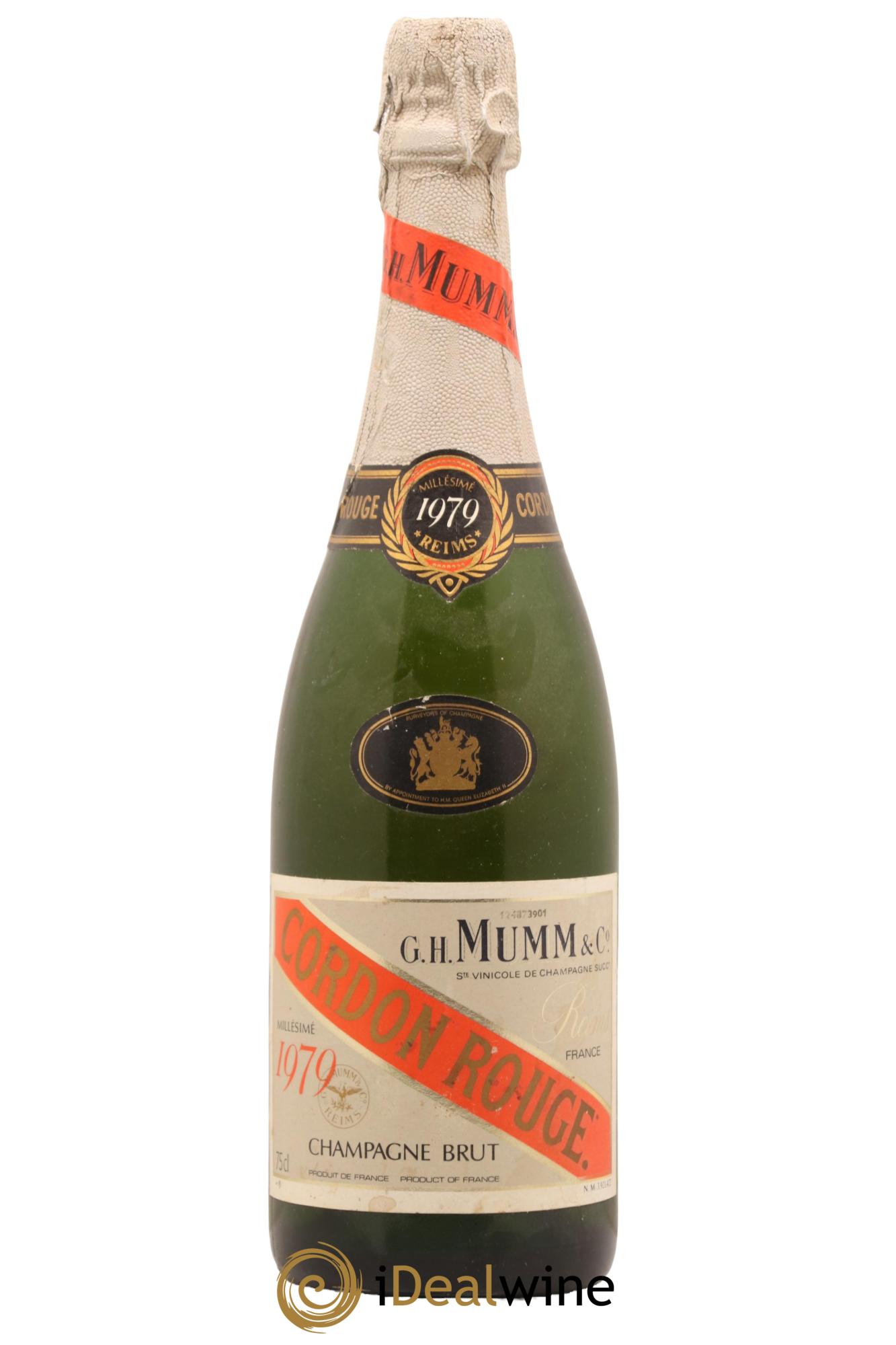 Cordon Rouge Mumm 1979 - Lot of 1 bottle - 0