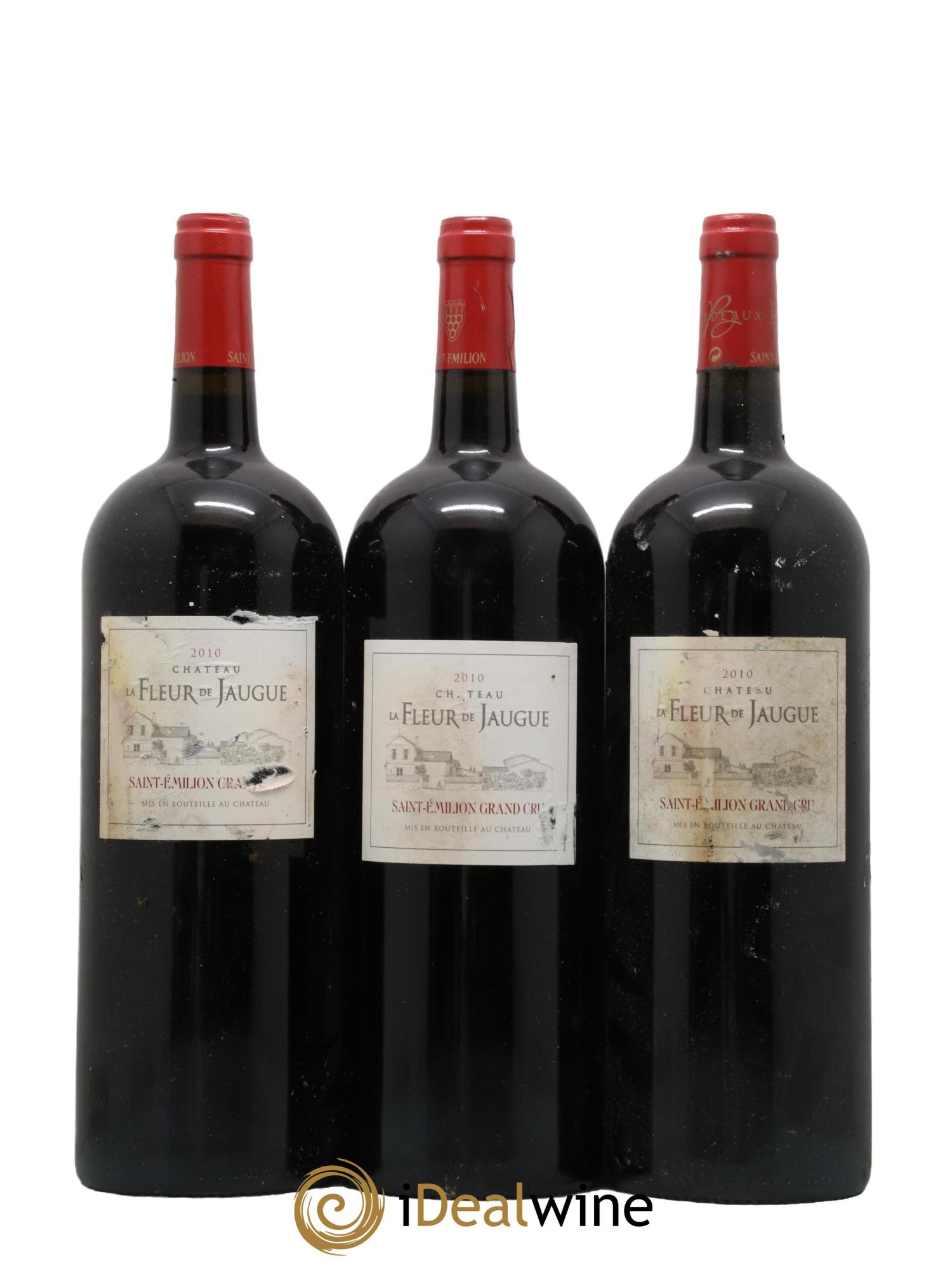 Saint-Émilion Grand Cru Chateau La Fleur de Jaugue 2010 - Lot de 3 magnums - 0