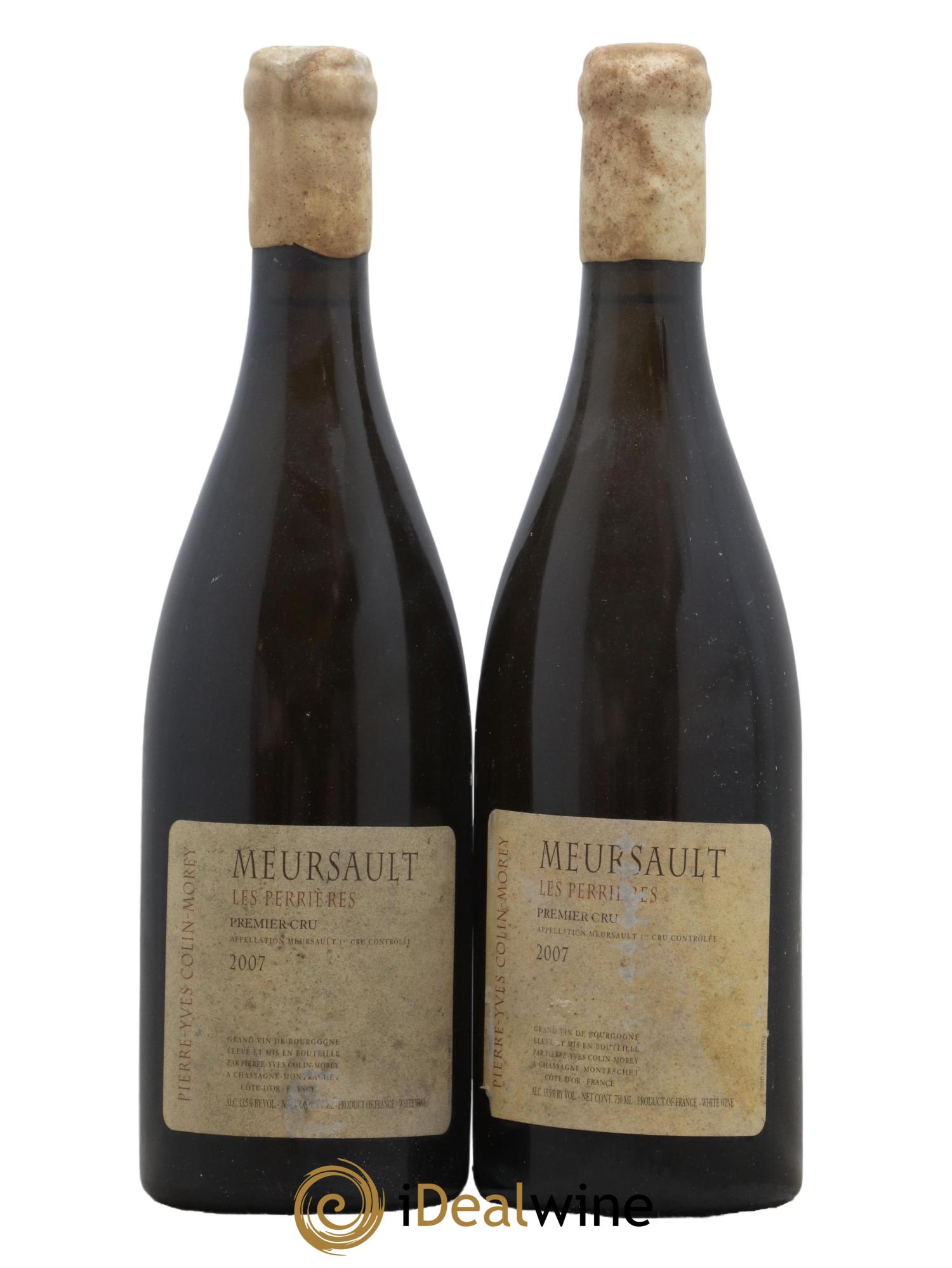 Meursault 1er Cru Les Perrières Pierre-Yves Colin Morey 2007 - Lotto di 2 bottiglie - 0