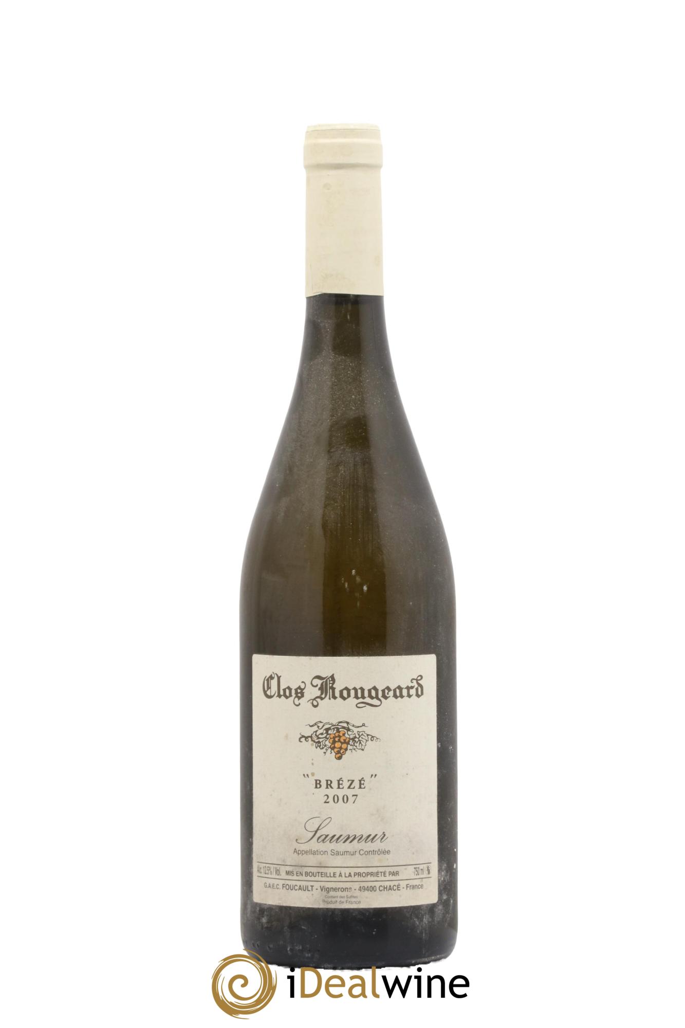 Saumur Brézé Clos Rougeard 2007 - Lot de 1 bouteille - 0